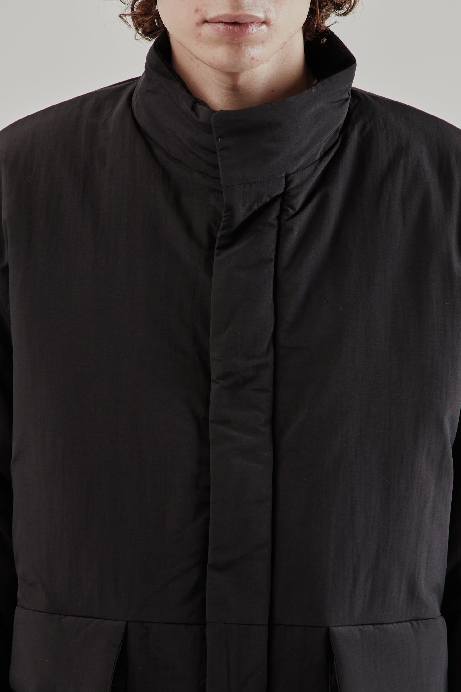 Still By Hand FW25 Round Puffy Blouson Black 6