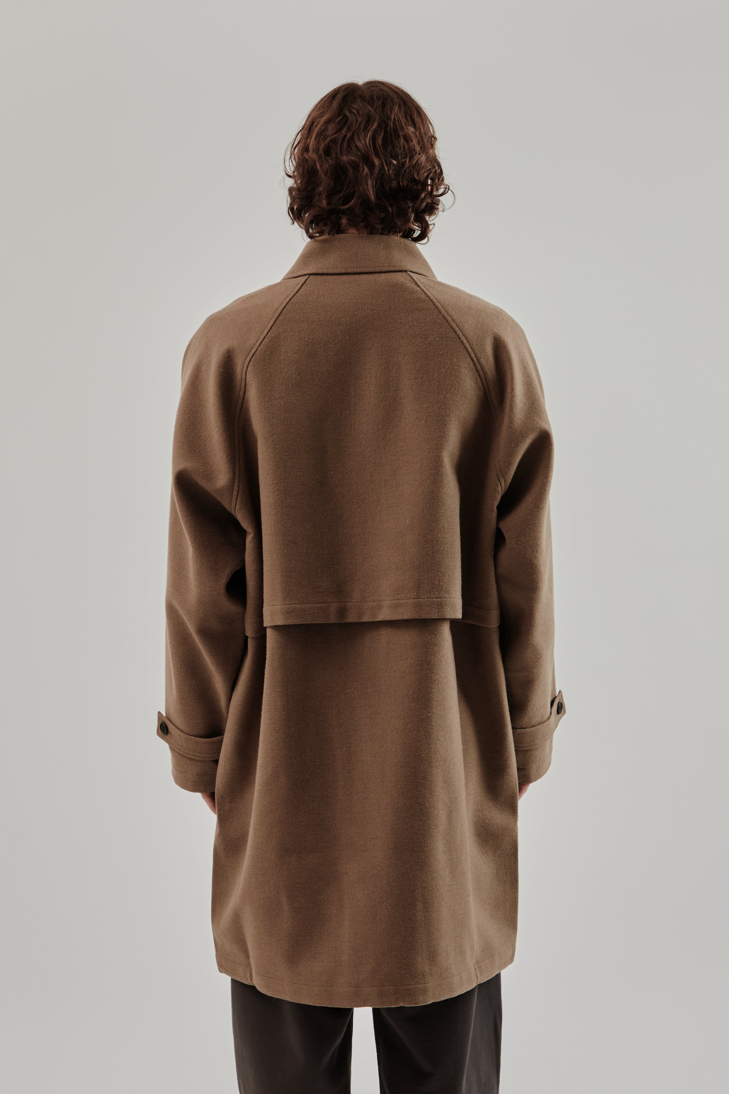 phigvel BAL COLLAR WOOL COAT 3番　L size phigvel BAL COLLAR WOOL COAT 3番 L size phigvel BAL COLLAR WOOL