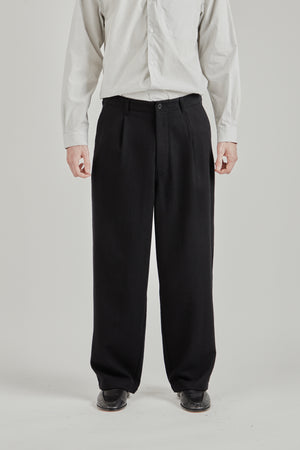 Still By Hand FW26 WN wide pants Black 2984