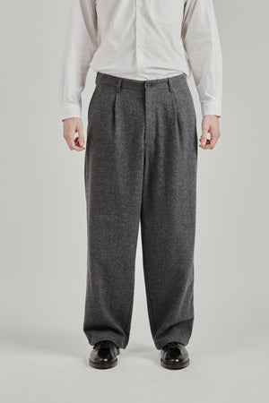Still By Hand FW26 WN wide pants Grey 2870