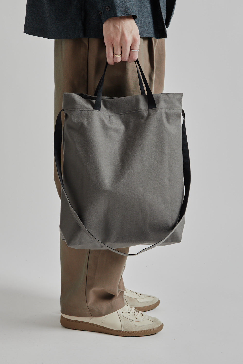 Still by hand 3 Layer Tote Bag - Greige