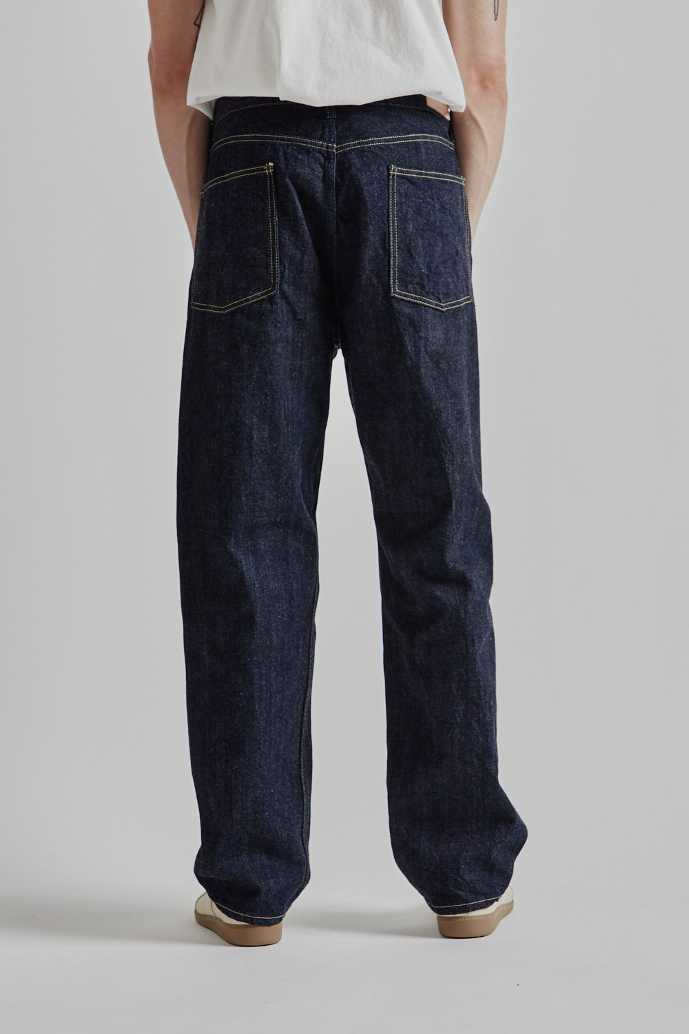 5 Pocket Denim Pants - Navy