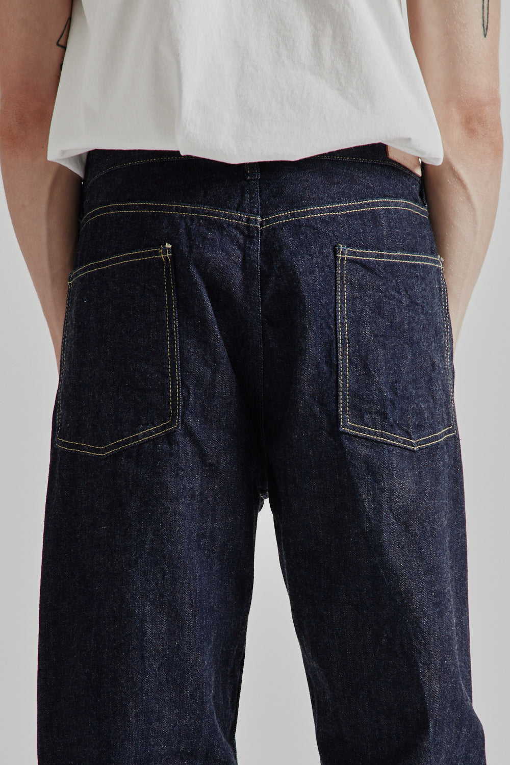 5 Pocket Denim Pants - Navy