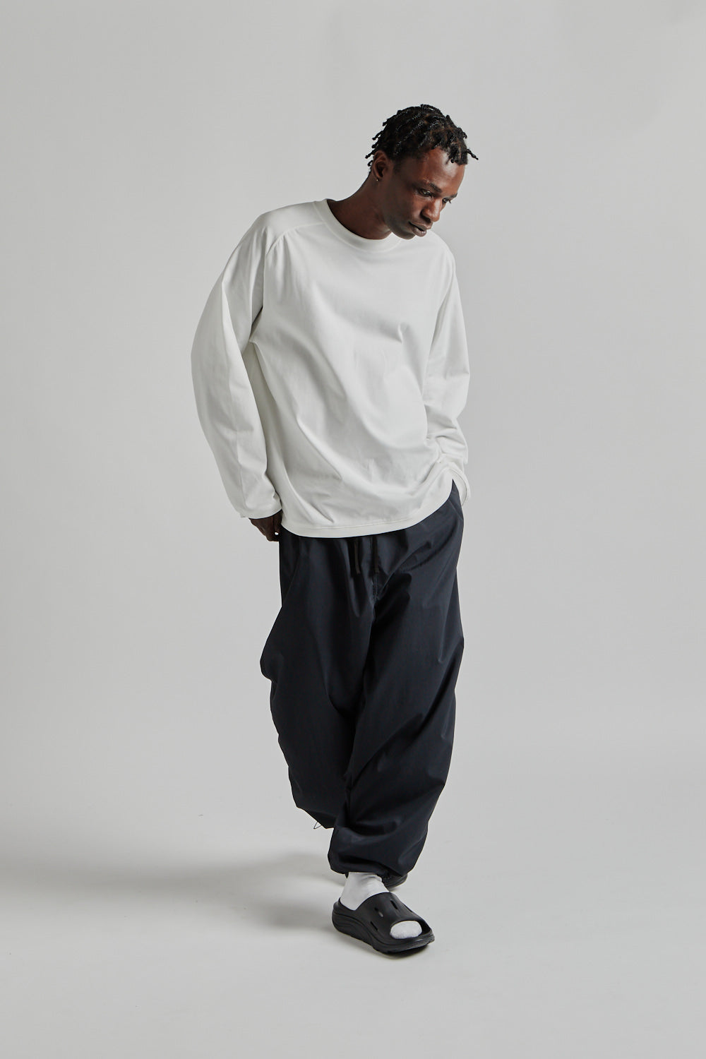 通販 公式サイト - 驚きの激安価格 Hand By Still Airy Wallace | Black Ink - Pants Wide パンツ