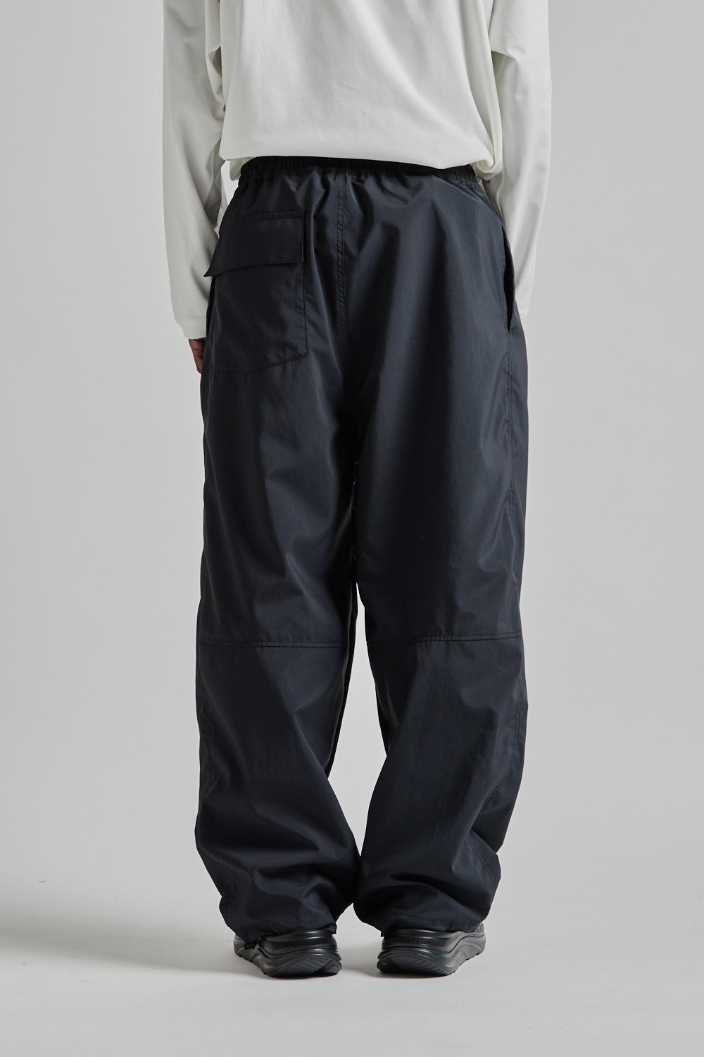 Still By Hand Airy Wide Pants - Ink Black | Wallace