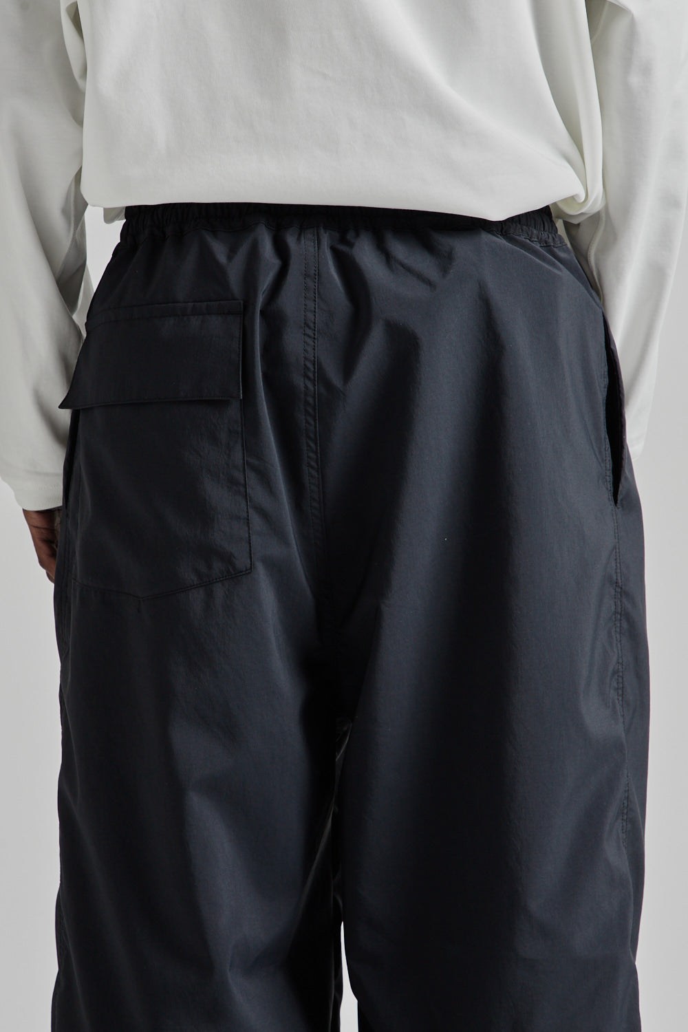 Still By Hand Airy Wide Pants - Ink Black | Wallace