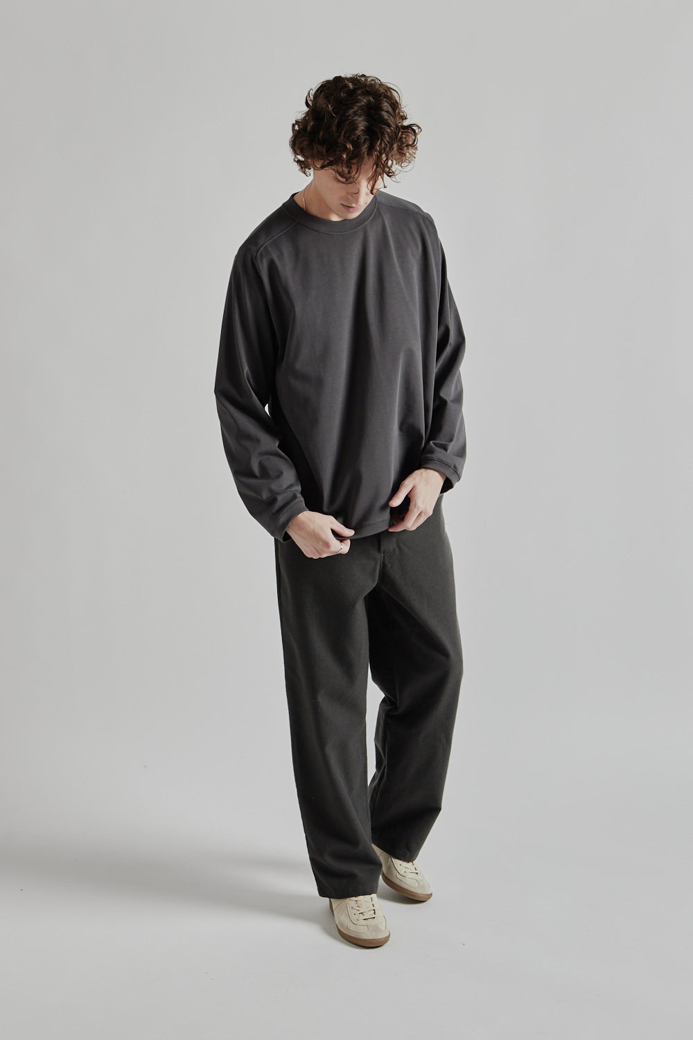 High Twist Long Sleeve - Charcoal