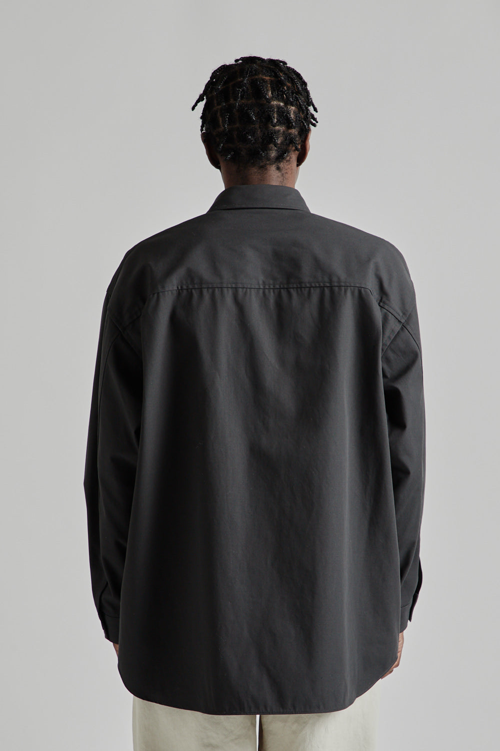 Still by Hand High Twist Shirt Blouson Charcoal 10