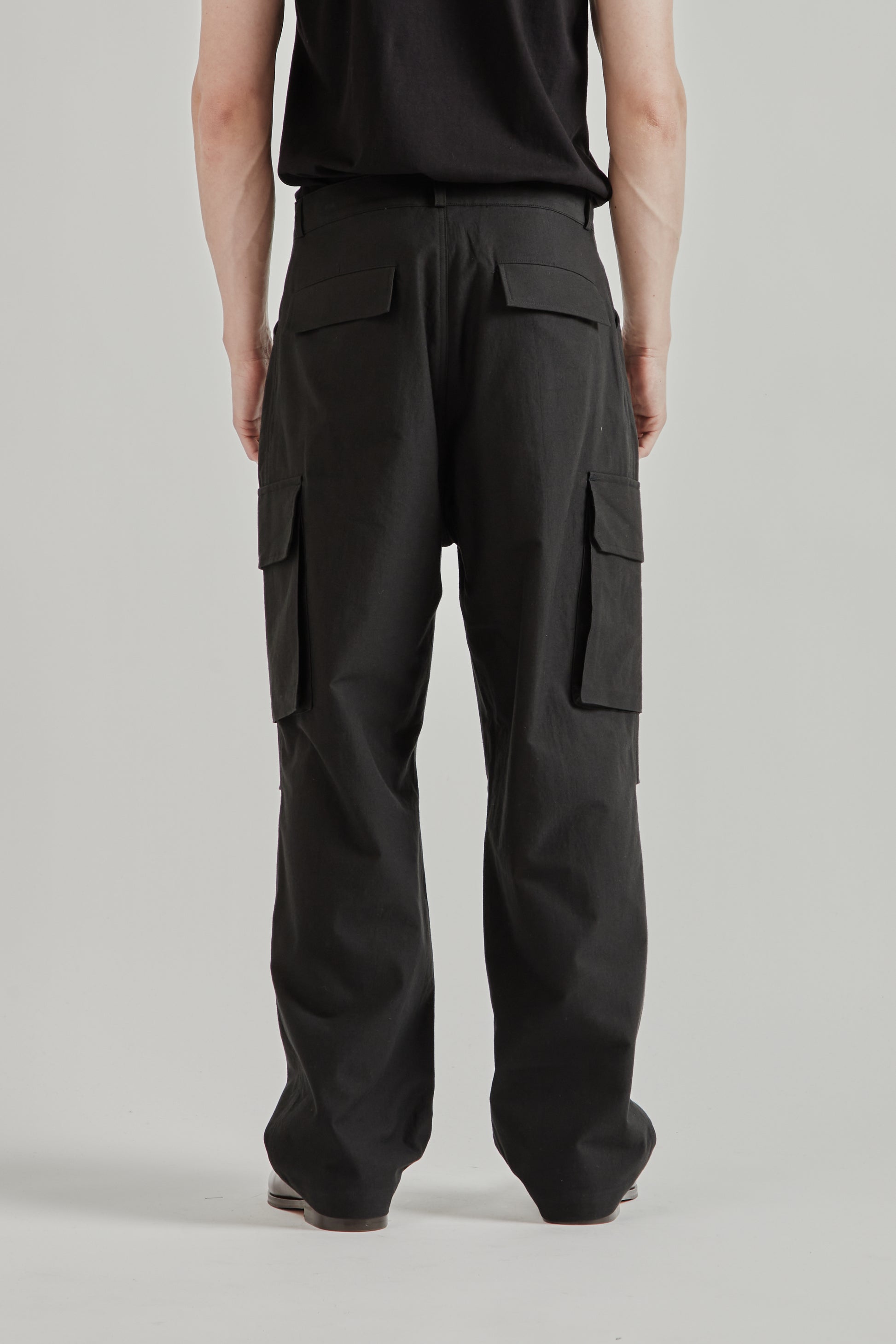 Still by Hand SS26 6 Pocket Moleskin Pants Ink Black2411