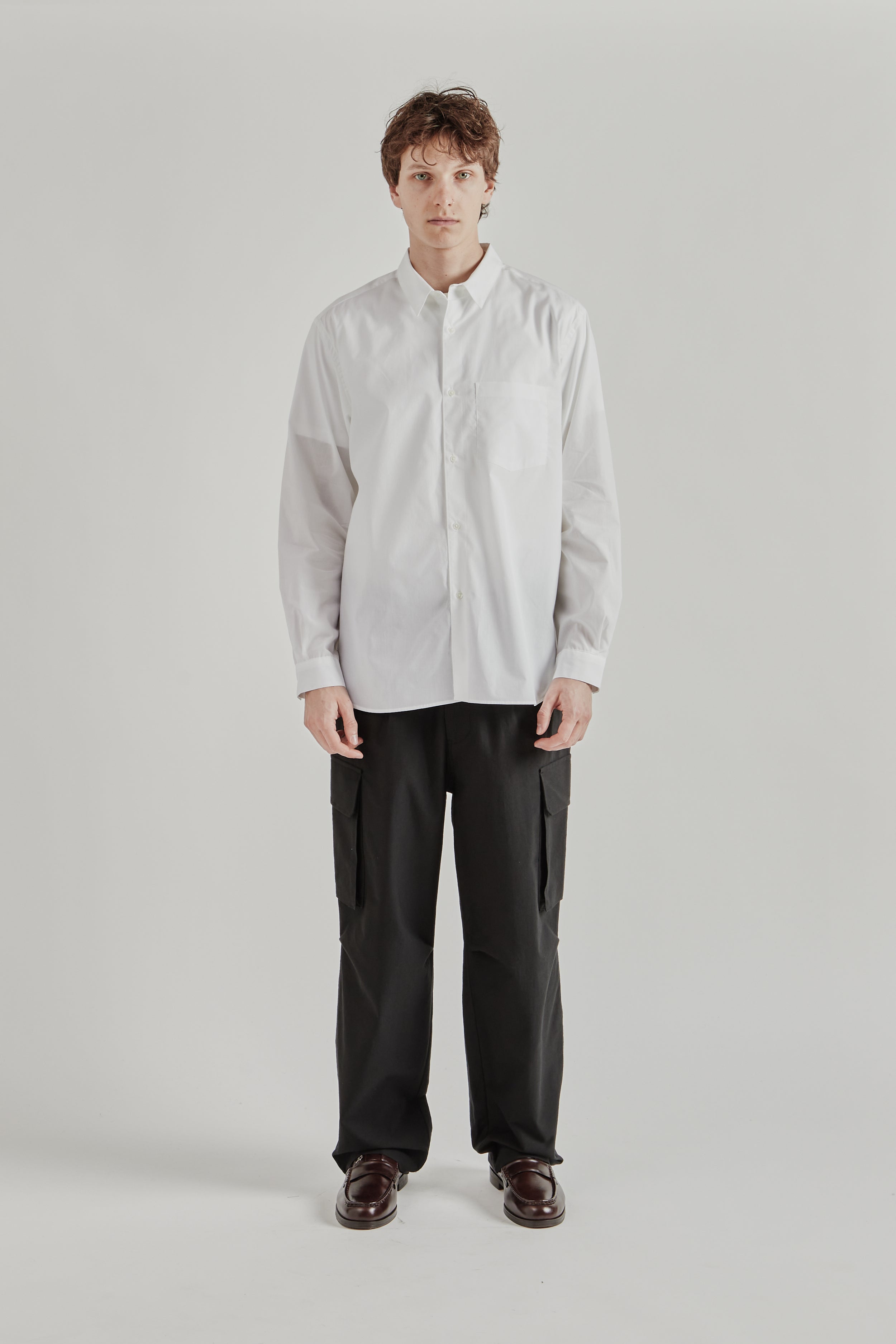 Still by Hand Regular Collar Shirt - White | Wallace Mercantile Shop