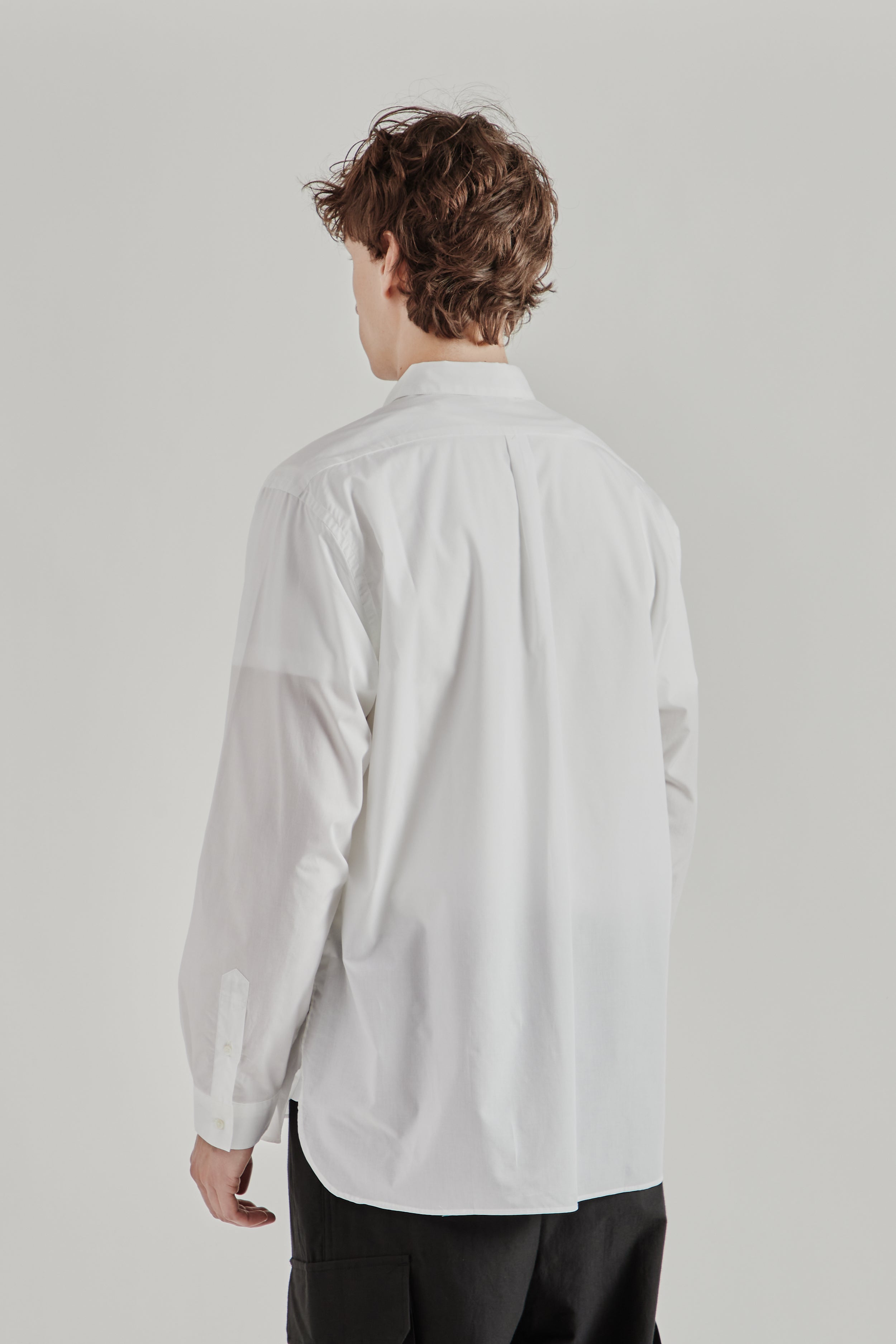 Still by Hand Regular Collar Shirt - White | Wallace Mercantile Shop