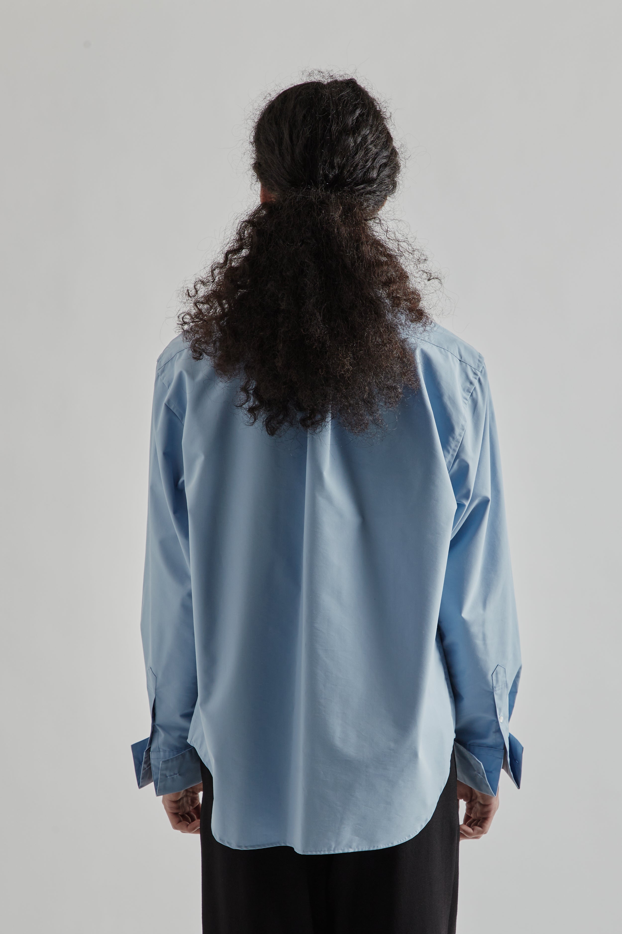 Sugarhill Ribbon Collar Shirt - Blue | Wallace Mercantile Shop