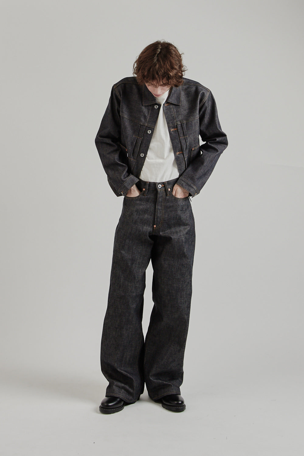 Sugarhill SS25 Modern Denim Jacket Rigid Indigo 11