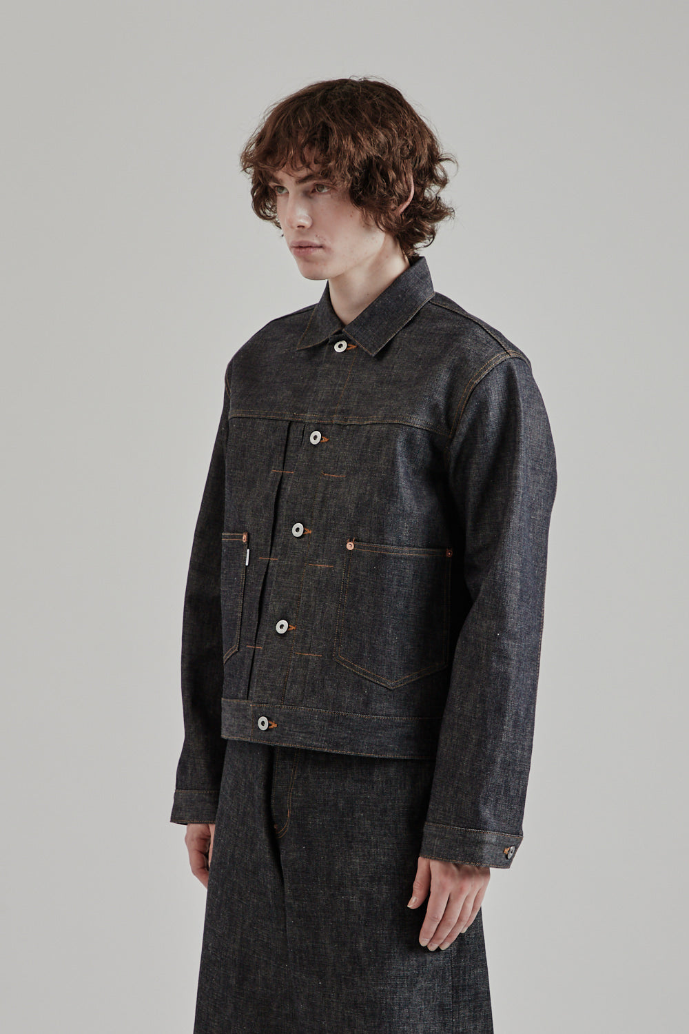 Sugarhill SS25 Modern Denim Jacket Rigid Indigo 3