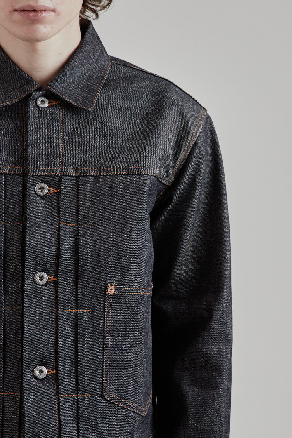 Sugarhill SS25 Modern Denim Jacket Rigid Indigo 7