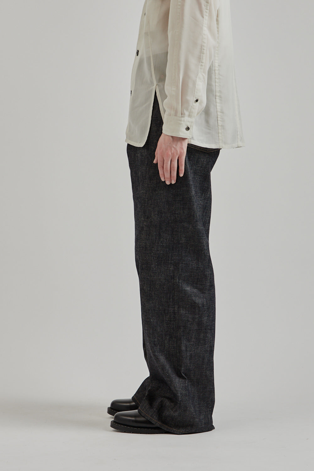 Sugarhill SS25 Modern Denim Pants Wide Cut Rigid Indigo 3