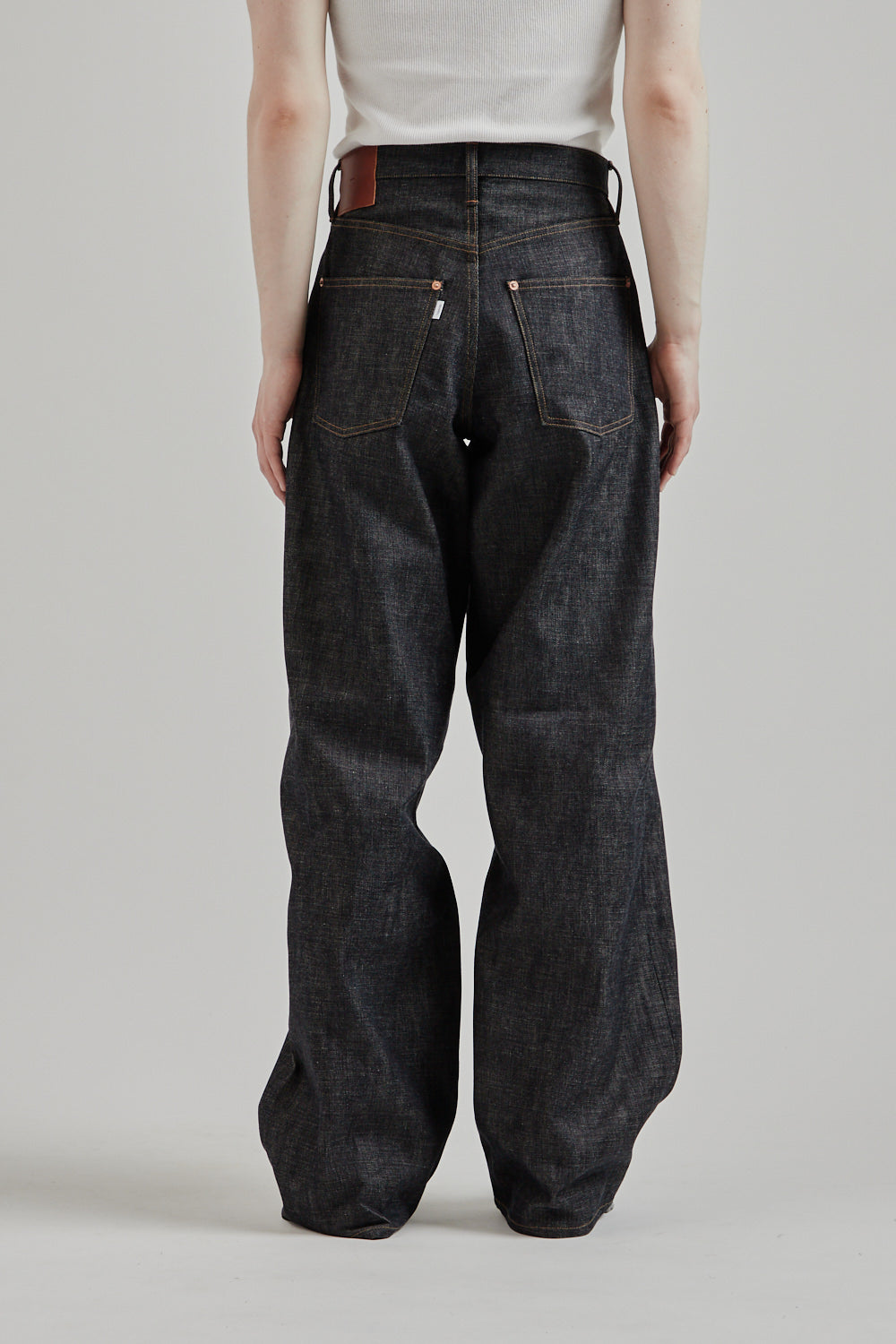 Sugarhill SS25 Modern Denim Pants Wide Cut Rigid Indigo 7