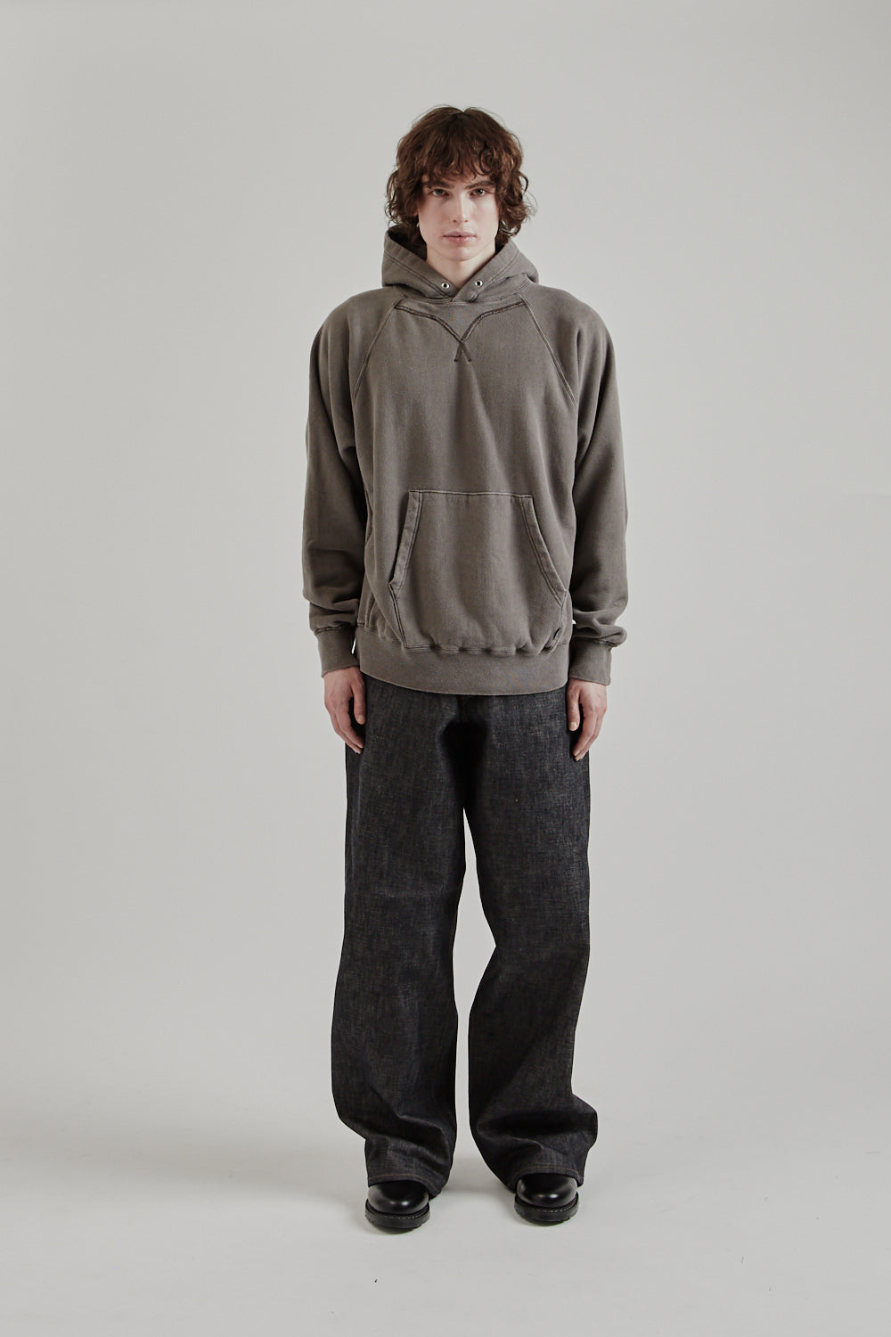 Sugarhill SS25 Pigment Dye Hoodie Dark Purple 1