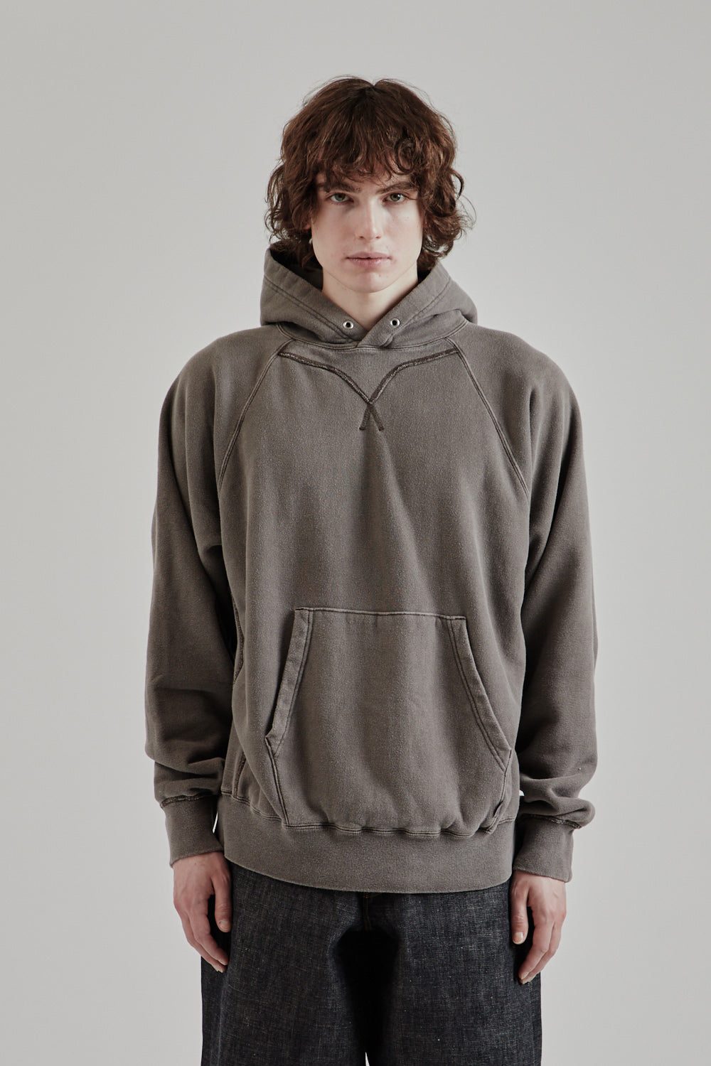 Sugarhill SS25 Pigment Dye Hoodie Dark Purple 2