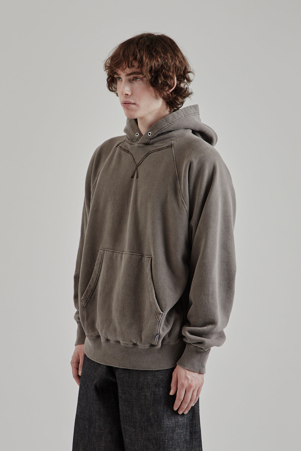 Sugarhill SS25 Pigment Dye Hoodie Dark Purple 3