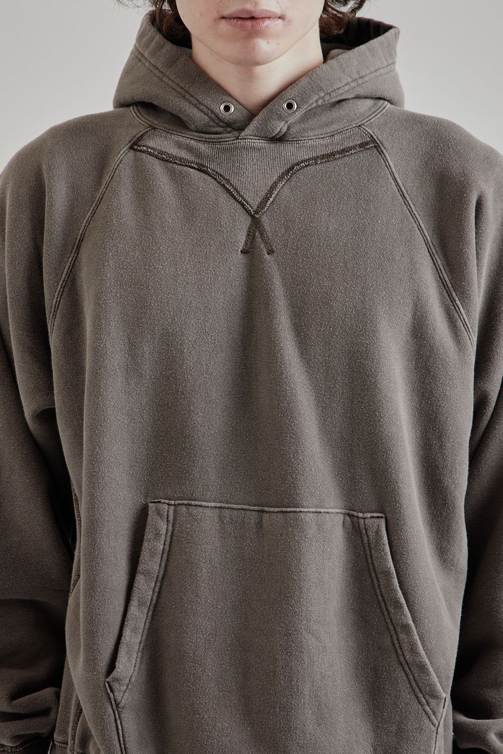Sugarhill SS25 Pigment Dye Hoodie Dark Purple 6