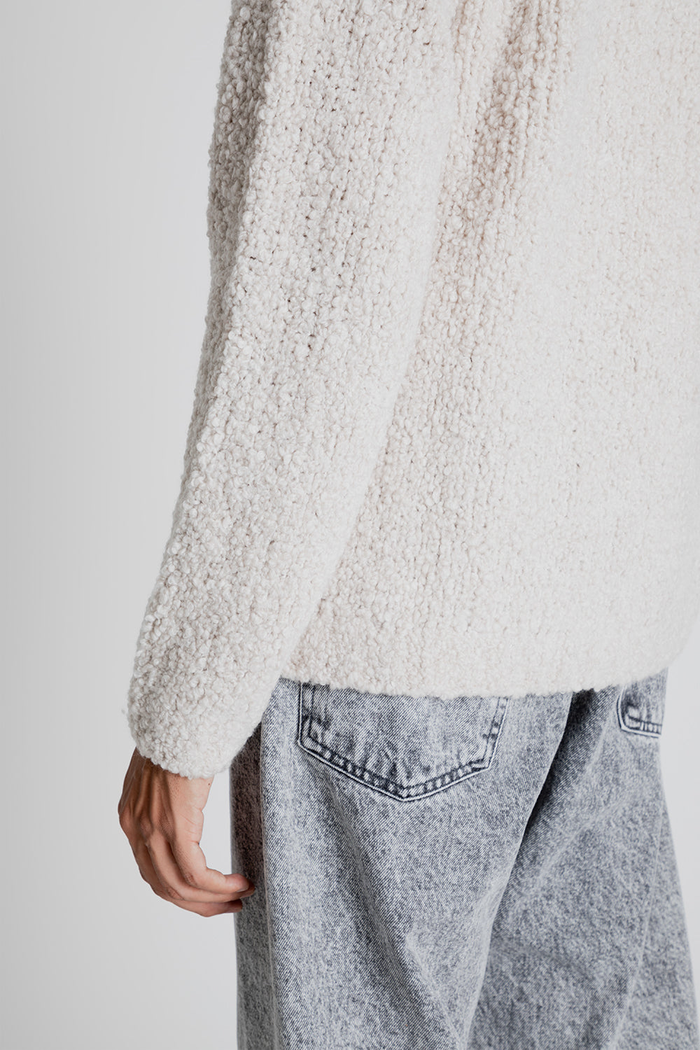 Sunflower Aske Sweater in Off White