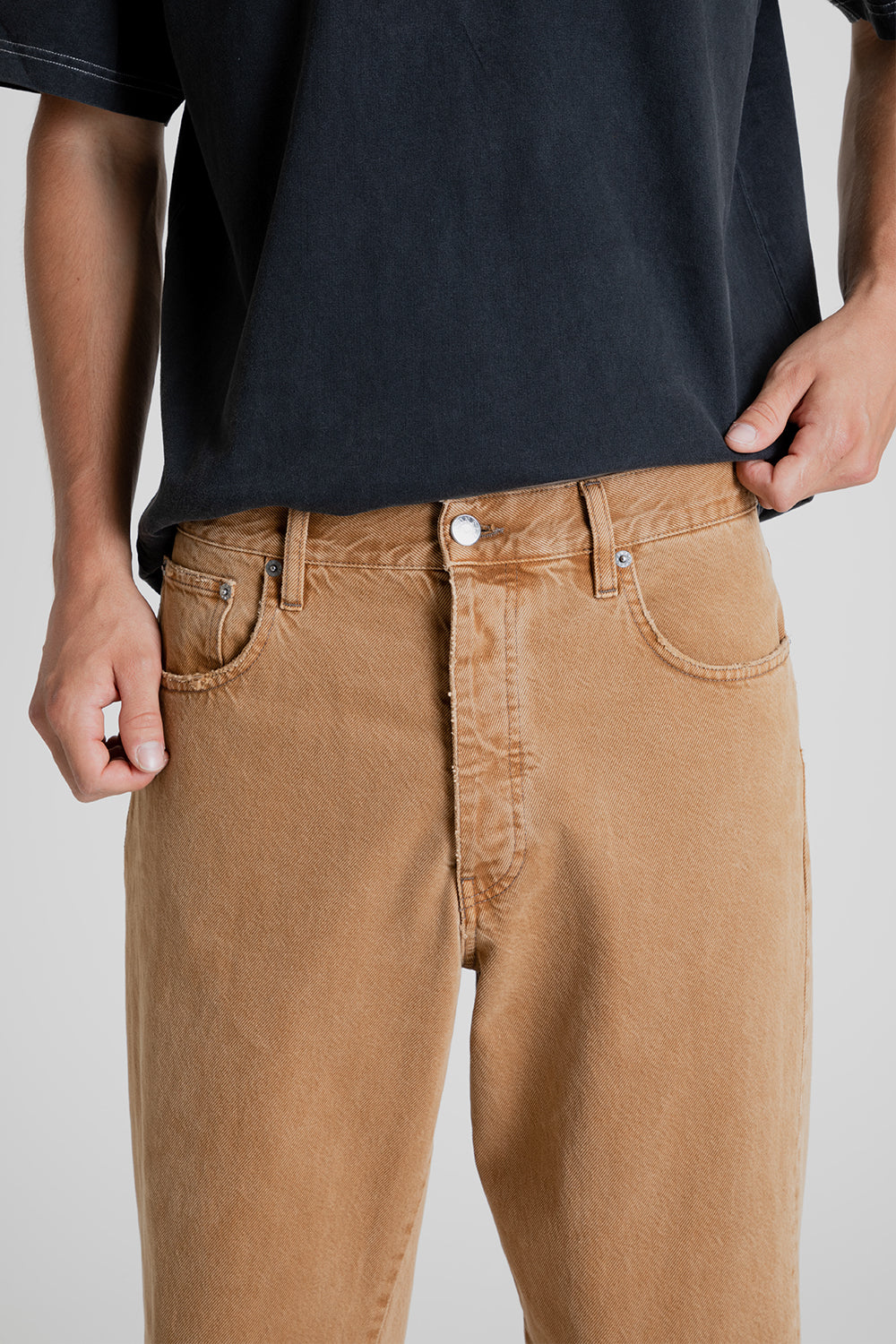 Sunflower Denim Wide Twist in Vintage Beige