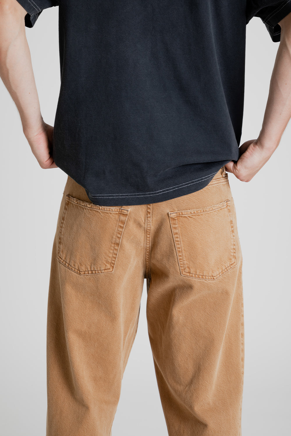 Sunflower Denim Wide Twist in Vintage Beige