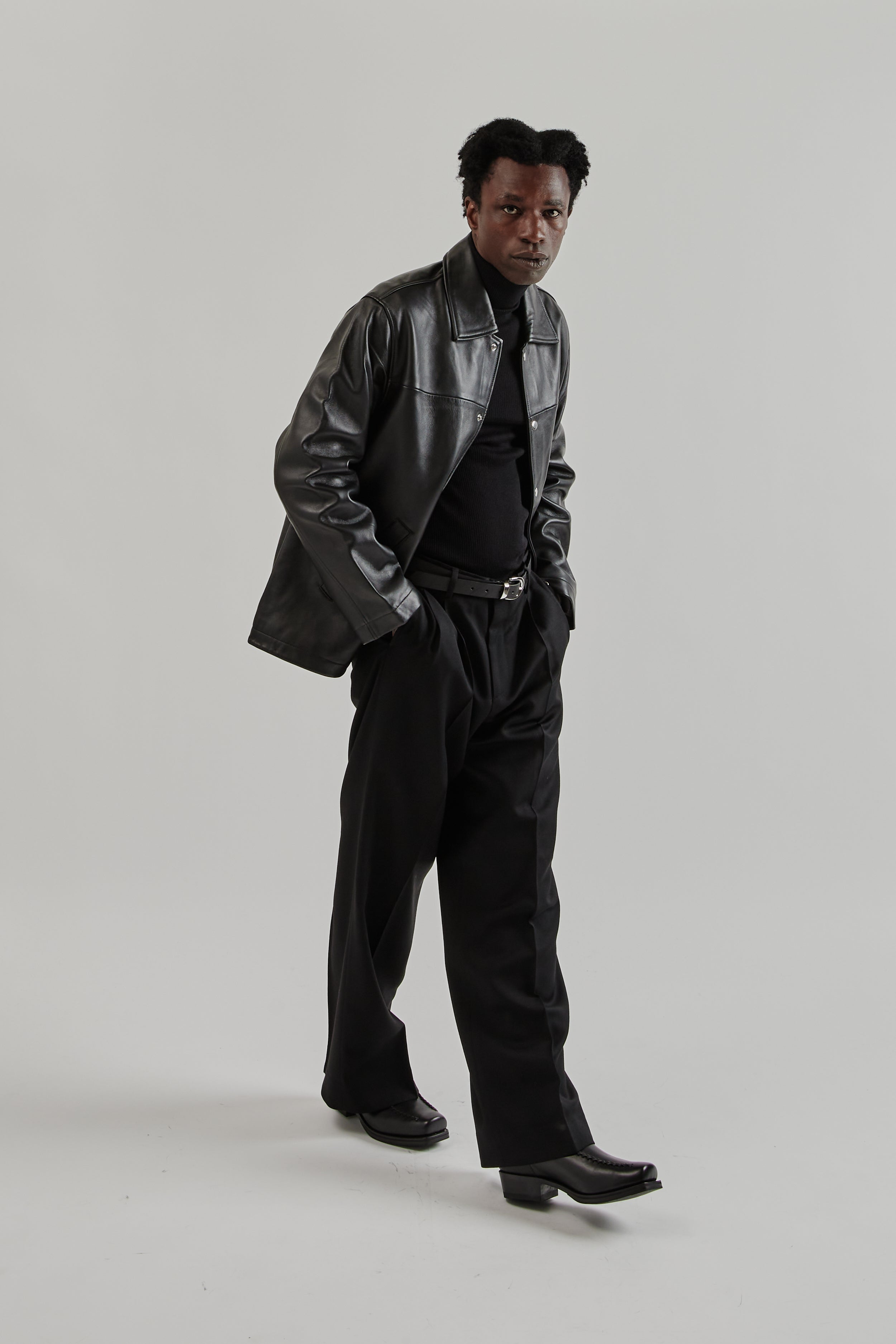 ジャケット・アウター COACH FULL-GRAIN LEATHER. Men Full-Grain Leather Coach Jacket | Leather Coach Jacket