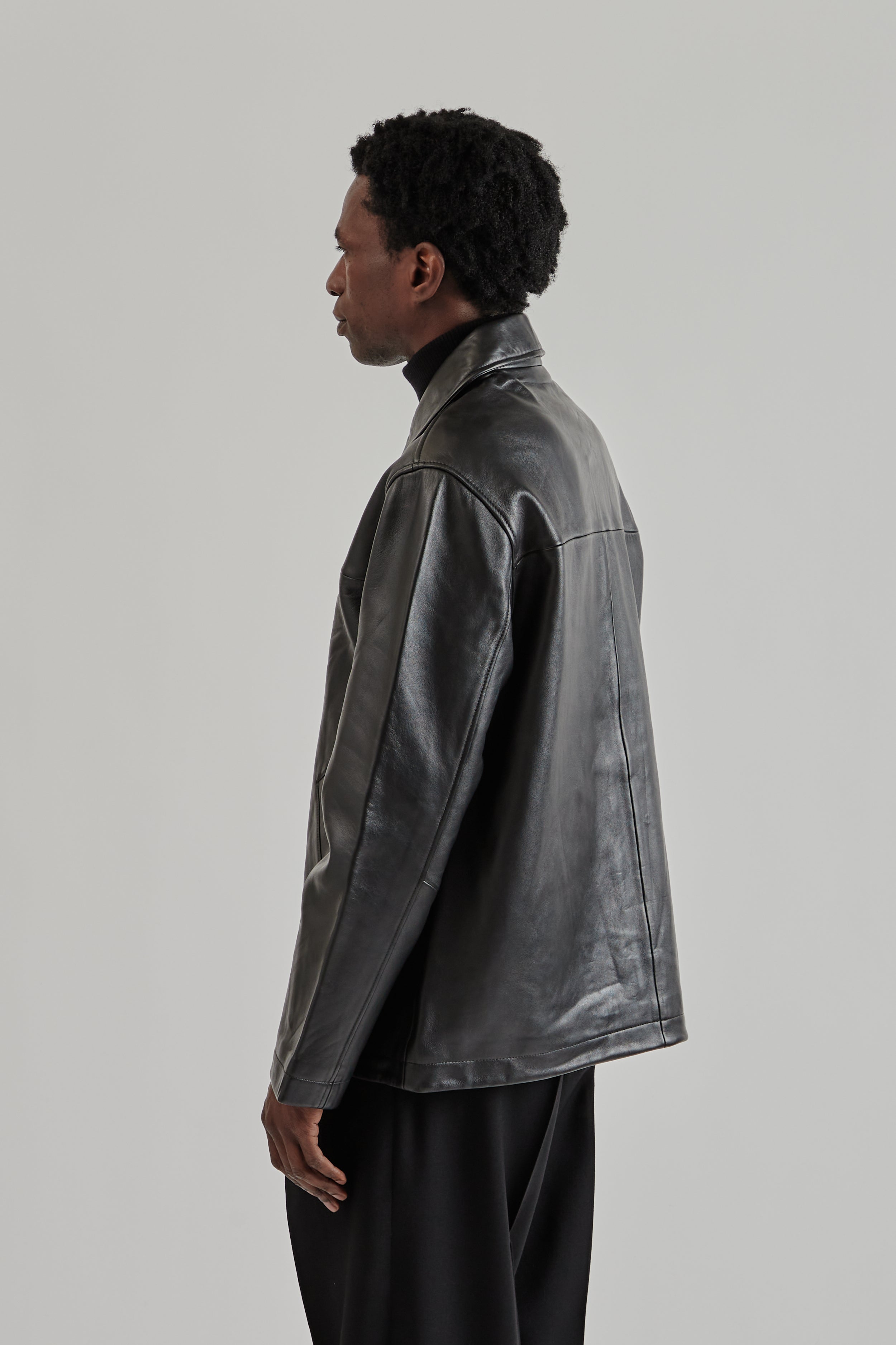 Sunflower Coach Leather Jacket - Black | Wallace Mercantile Shop