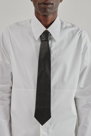 Sunflower FW25 Leather Tie Black4