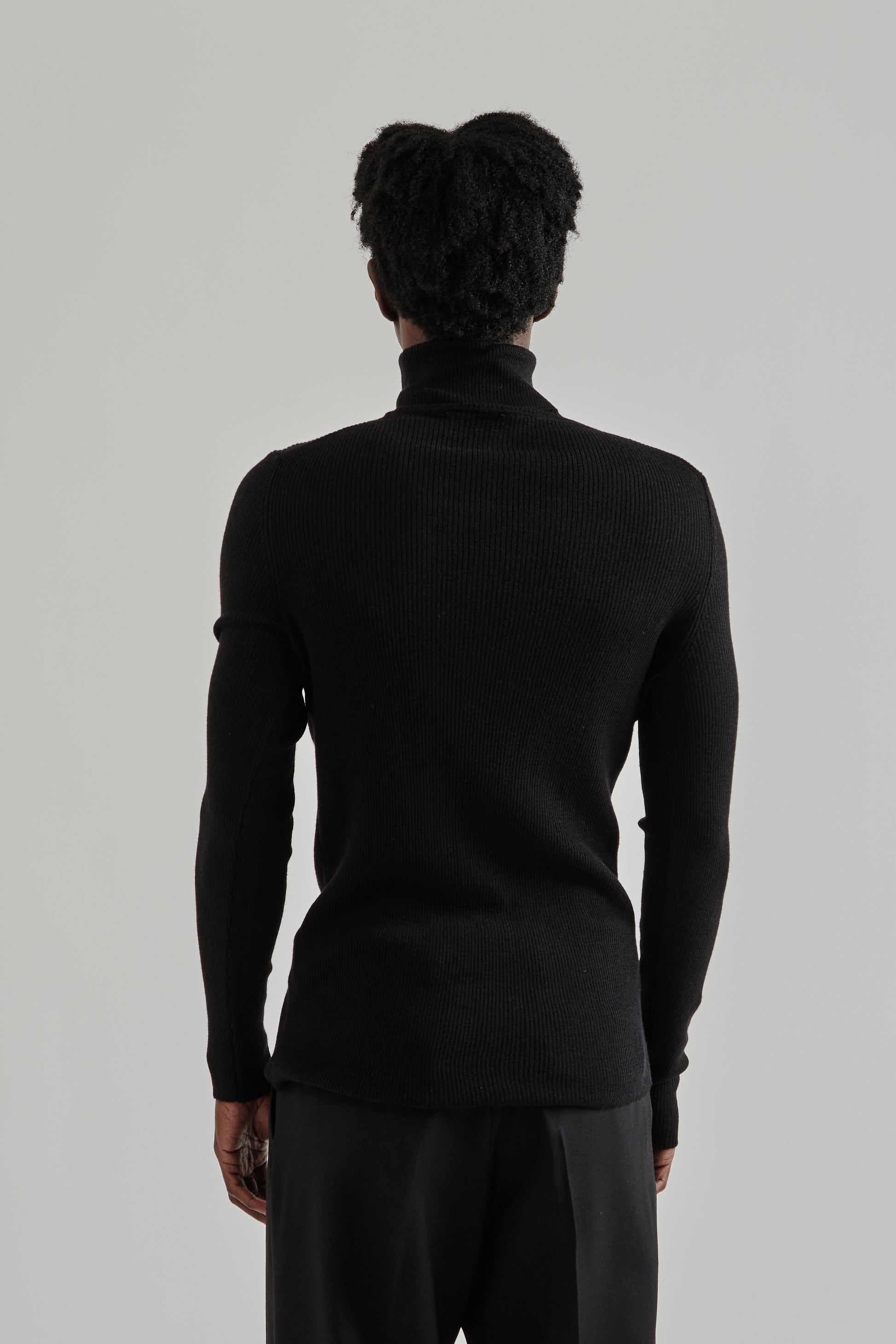 Sunflower FW25 Merino Rib Turtle Neck Black10