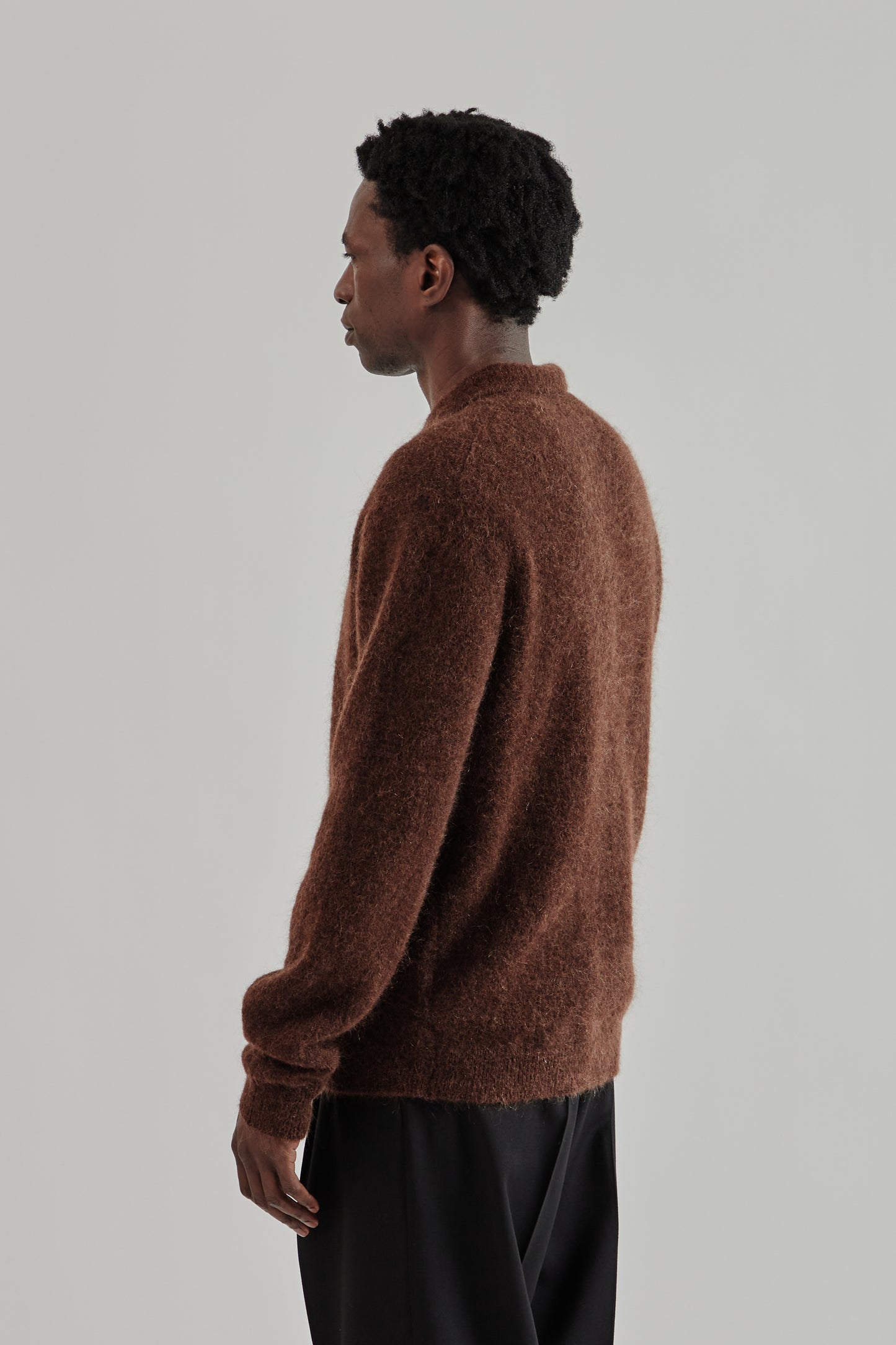 Sunflower FW25 Mohair Polo Brown13