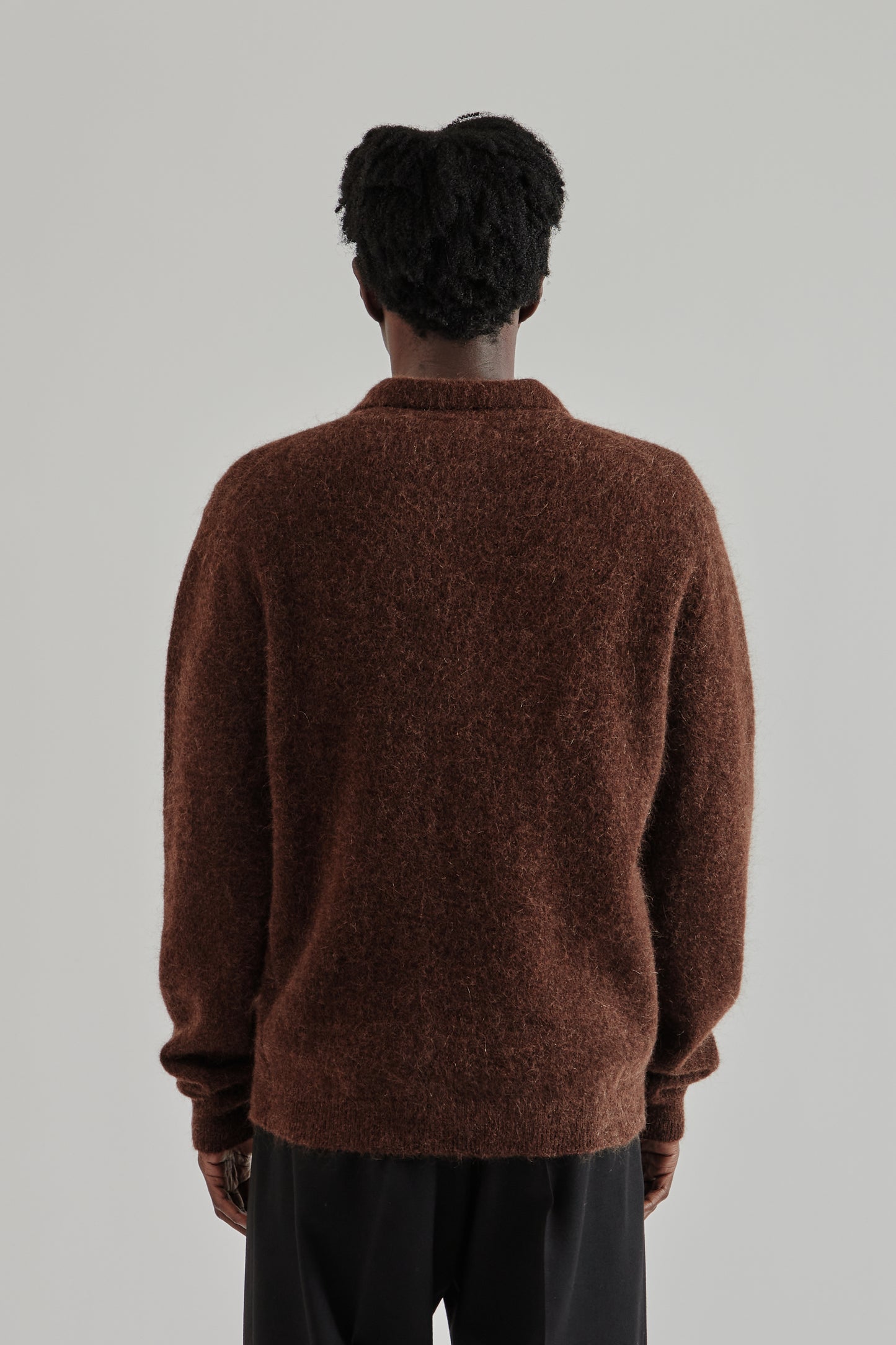 Sunflower FW25 Mohair Polo Brown16