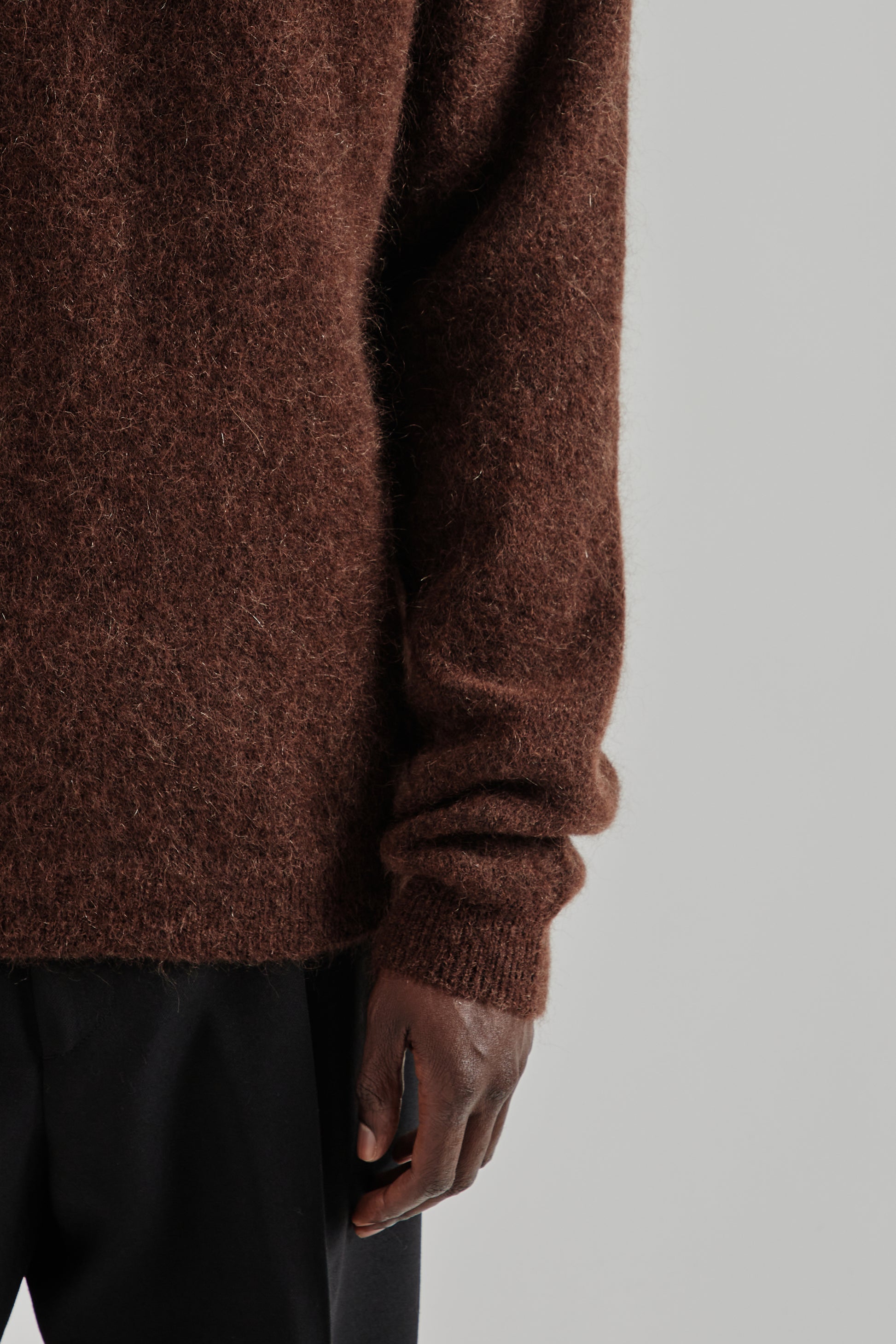 Sunflower FW25 Mohair Polo Brown19