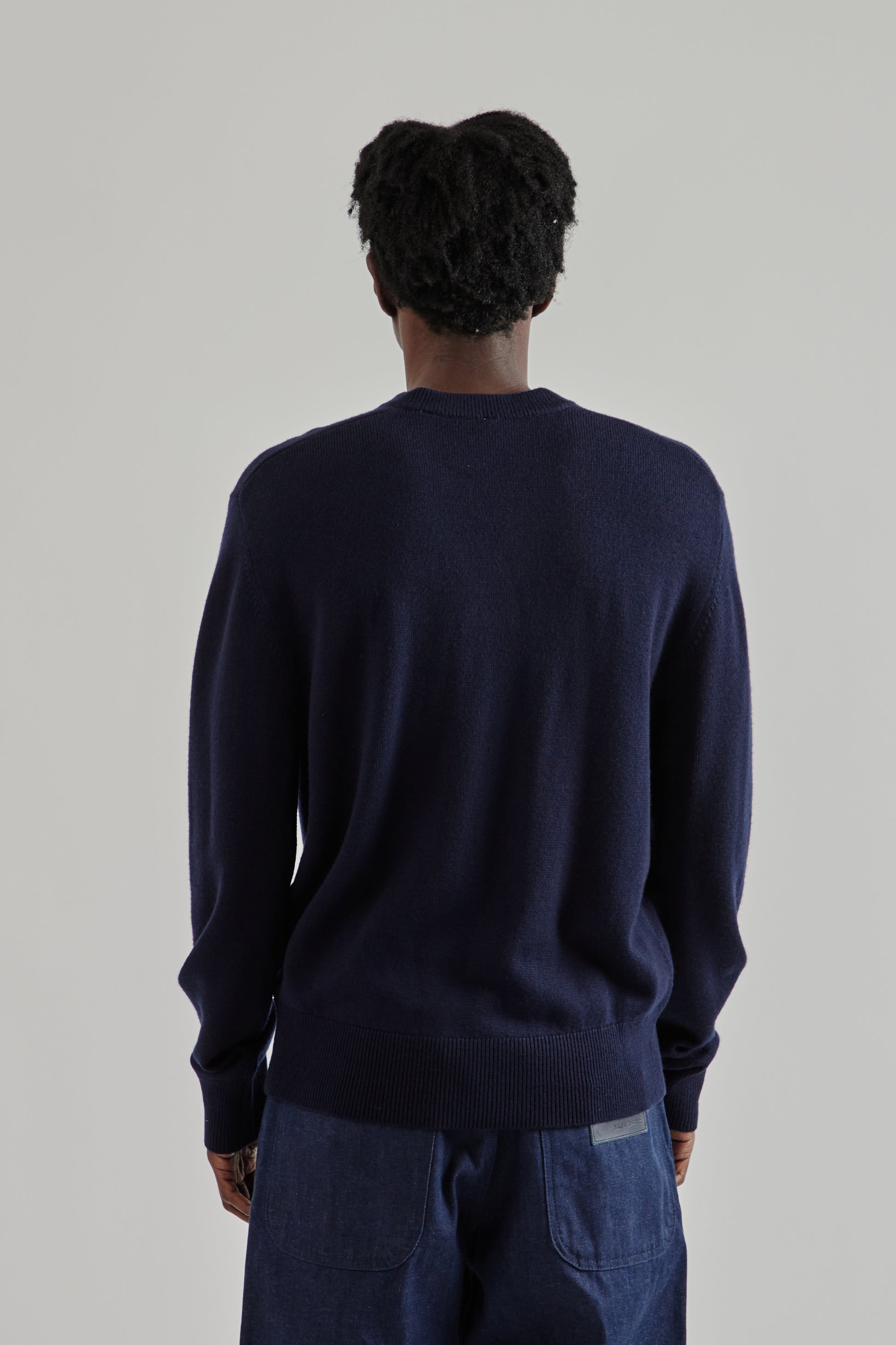 Sunflower FW25 Moon Merino V Neck Navy11