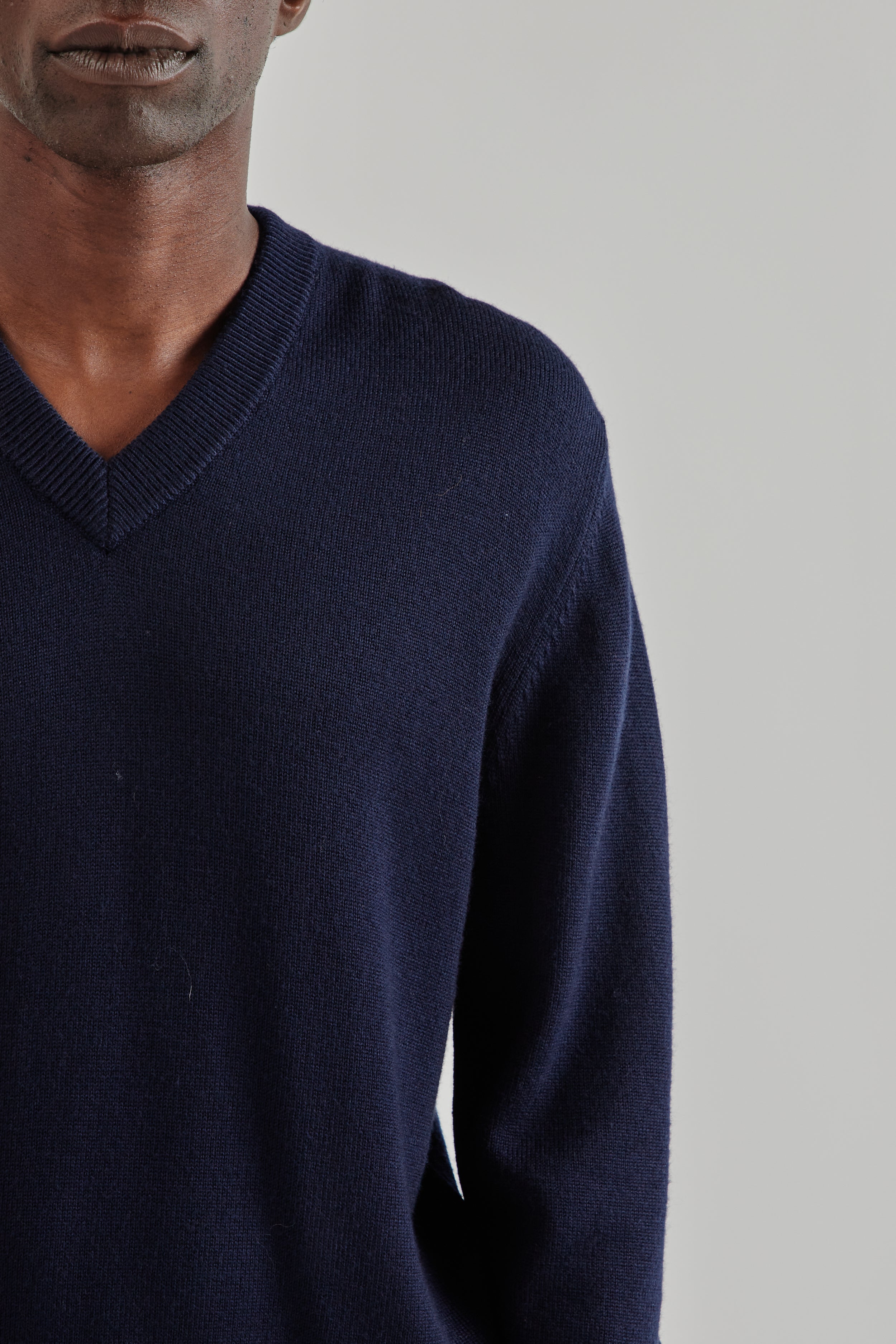 Sunflower Moon Merino V Neck - Navy | Wallace Mercantile Shop