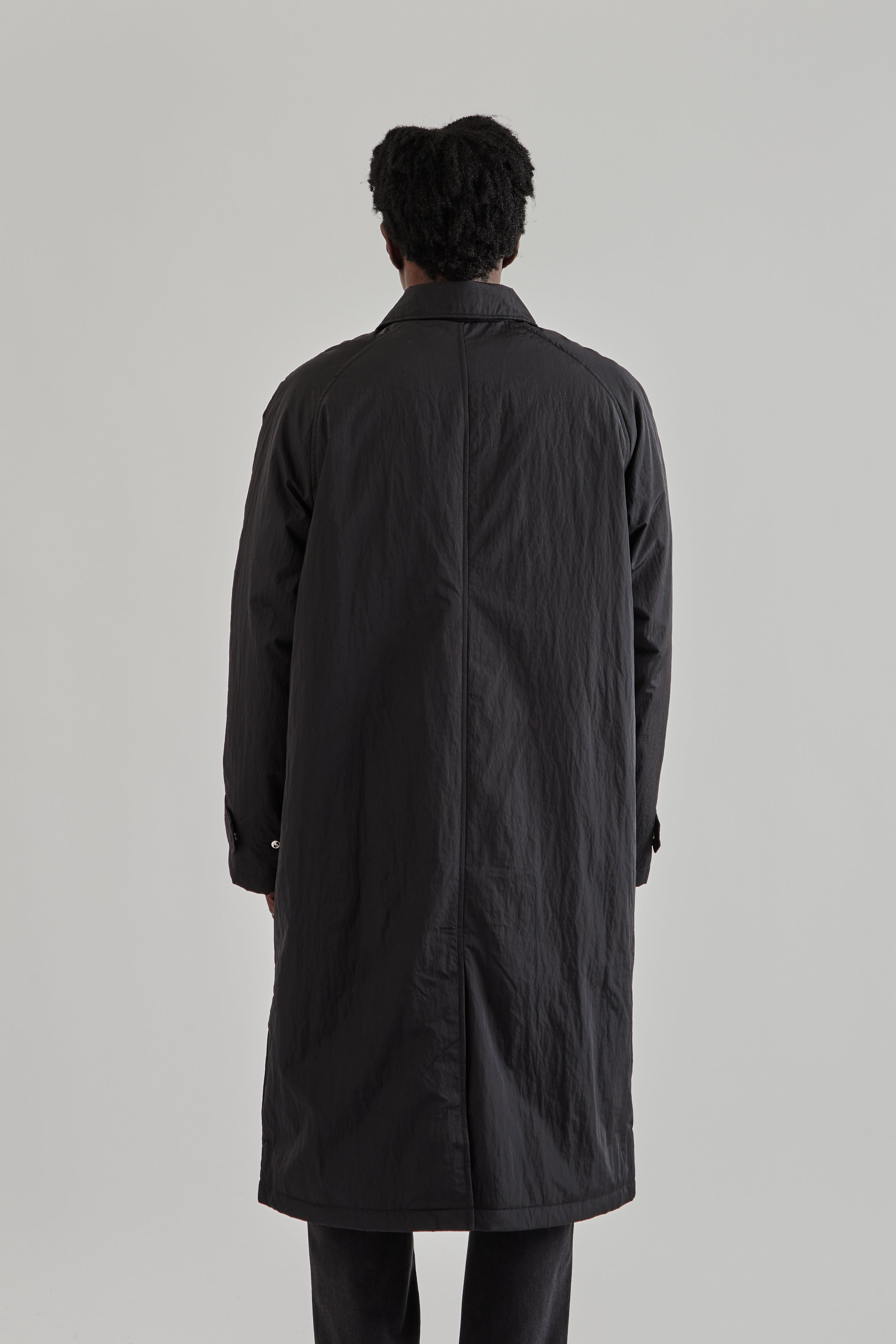 ジャケット・アウター Sunflower Relaxed Nylon Coat - Black 50 Sunflower - Relaxed Nylon Coat Black – STRØM