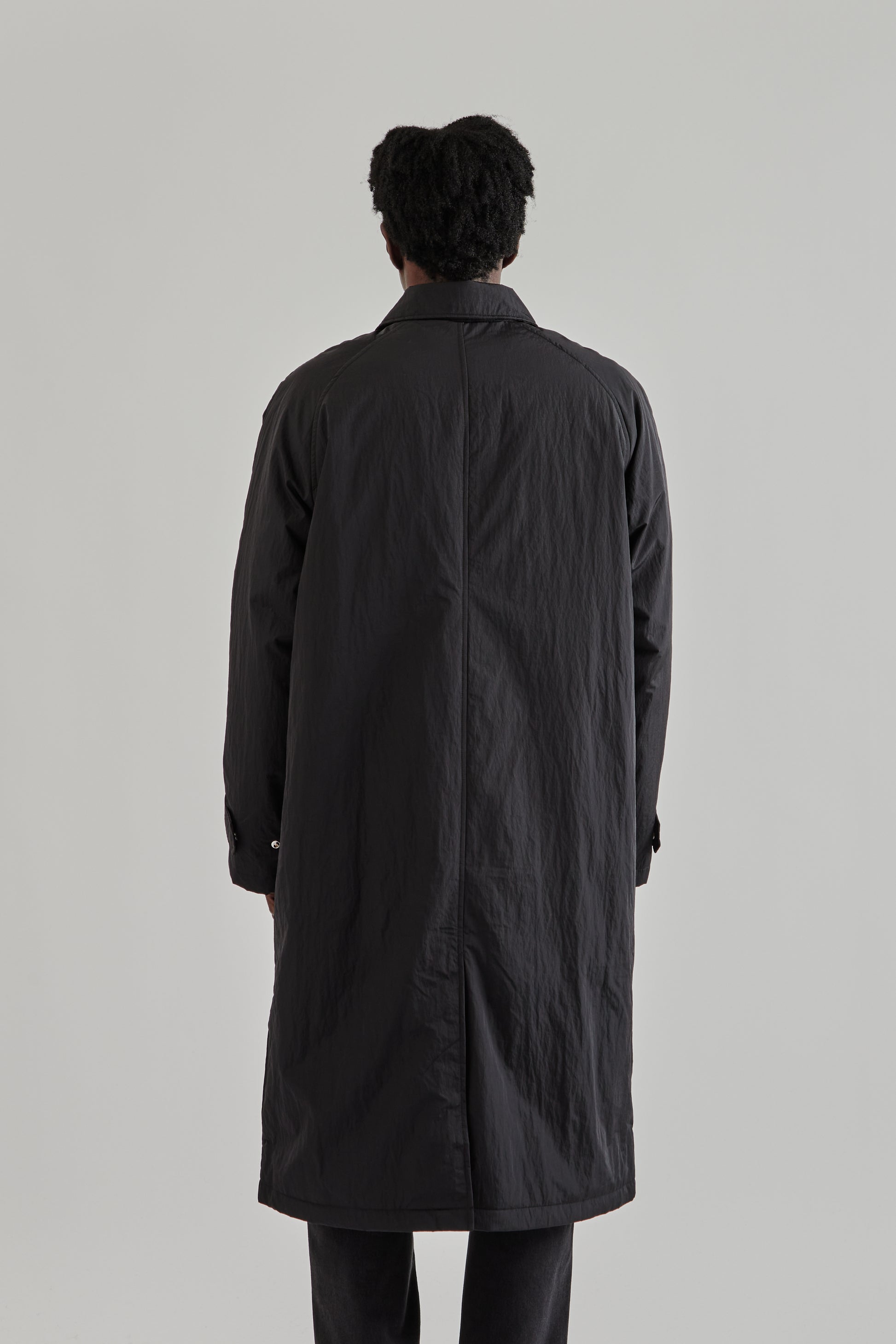 Sunflower FW25 Relaxed Nylon Coat Black12