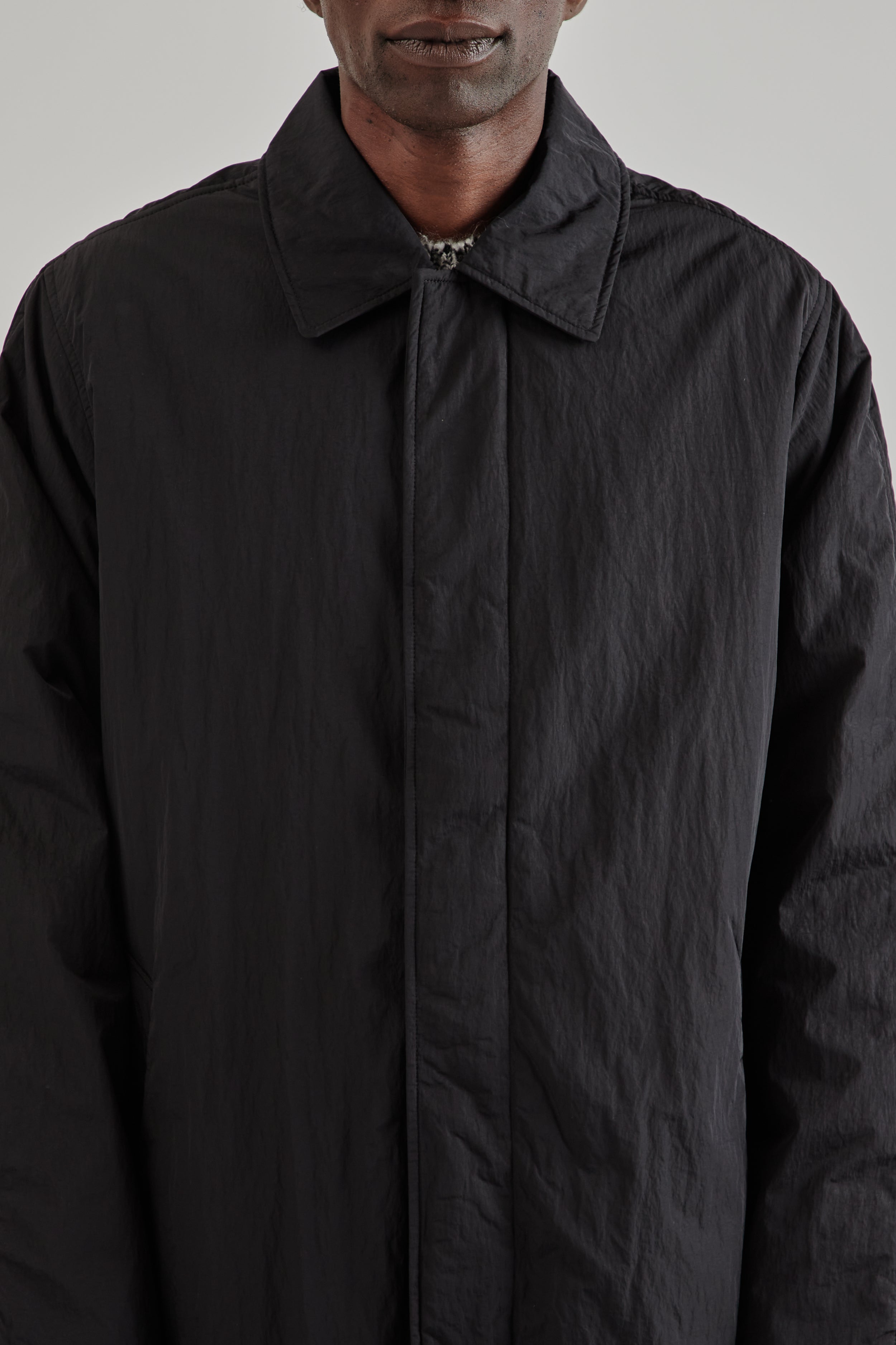 Sunflower Relaxed Nylon Coat - Black | Wallace Mercantile Shop