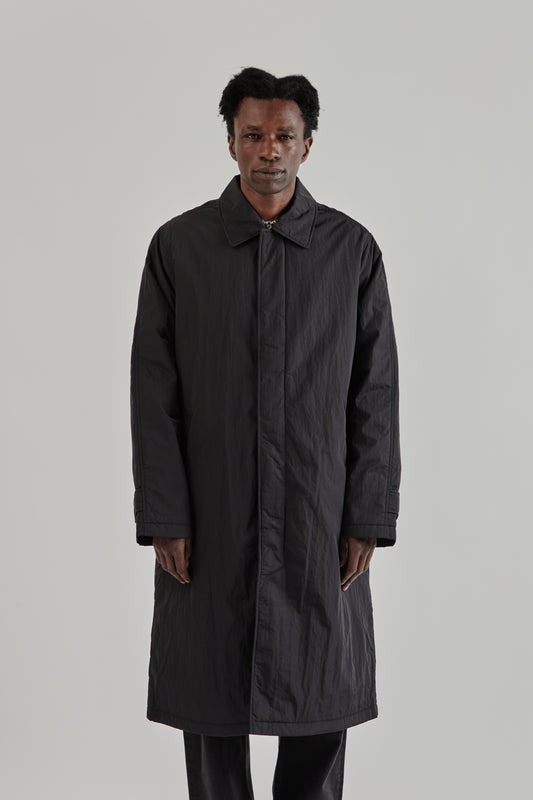 Sunflower FW25 Relaxed Nylon Coat Black3
