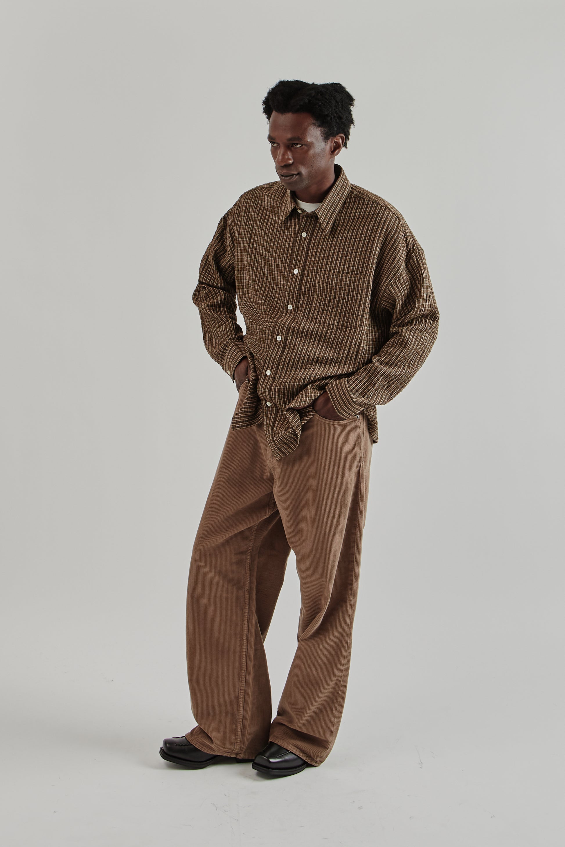 mens sunflower dress shirt Daniel Ellissa Men's Fashion Dress Shirt - Sunflower Pattern - Brown - L