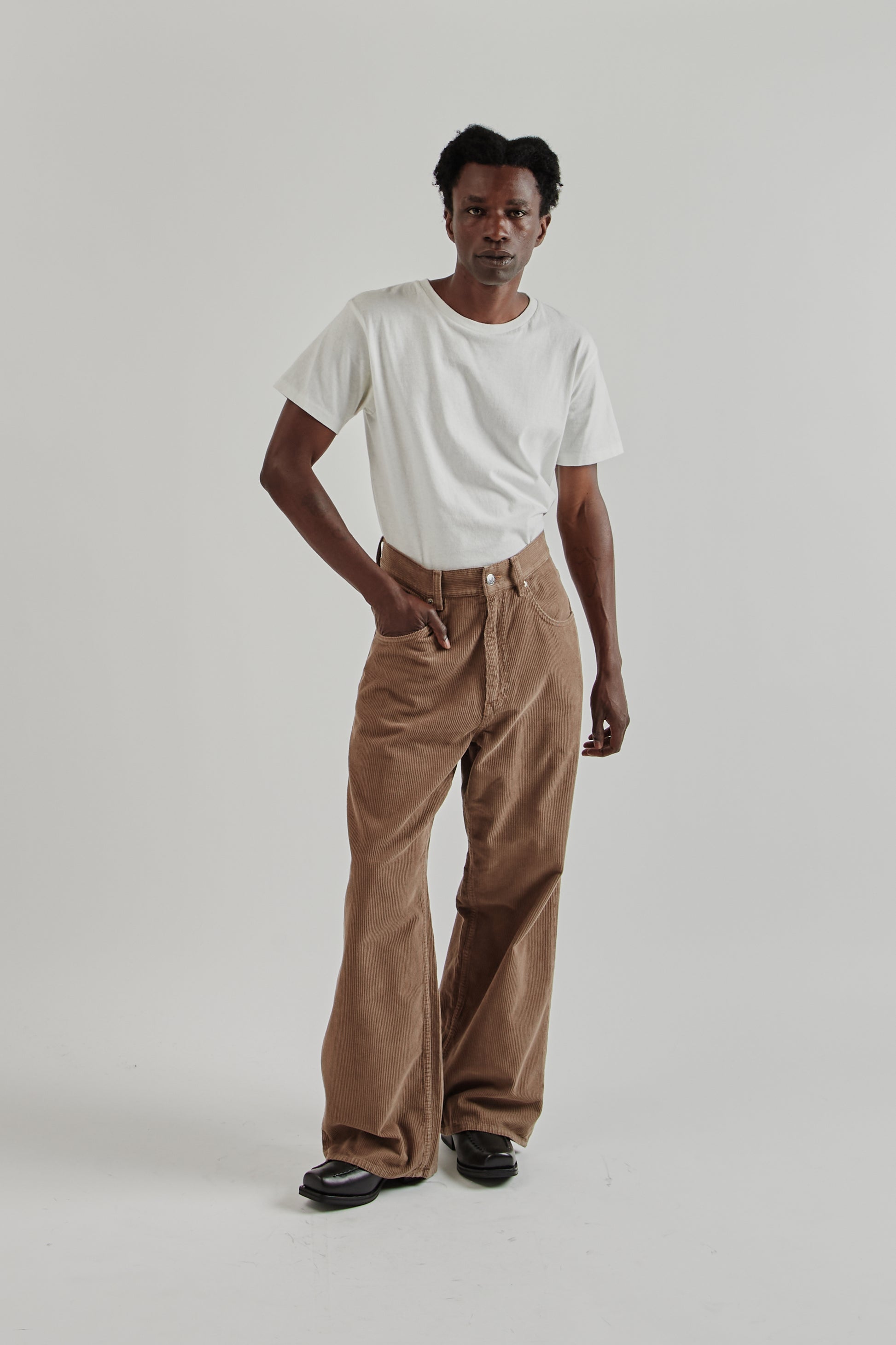 Sunflower FW25 Super Wide Corduroy Pant Taupe20