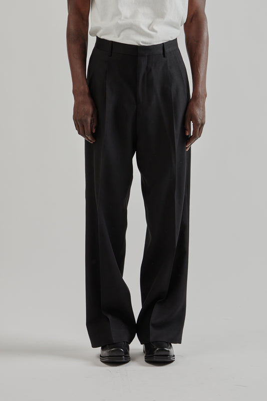 Sunflower FW25 Wide Pleated Trouser Black6