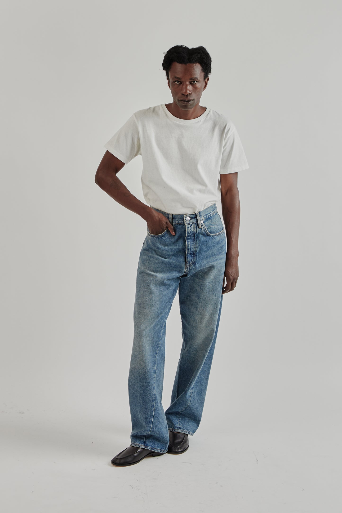Sunflower FW25 Wide Twist Denim Dark Blue Vintage19
