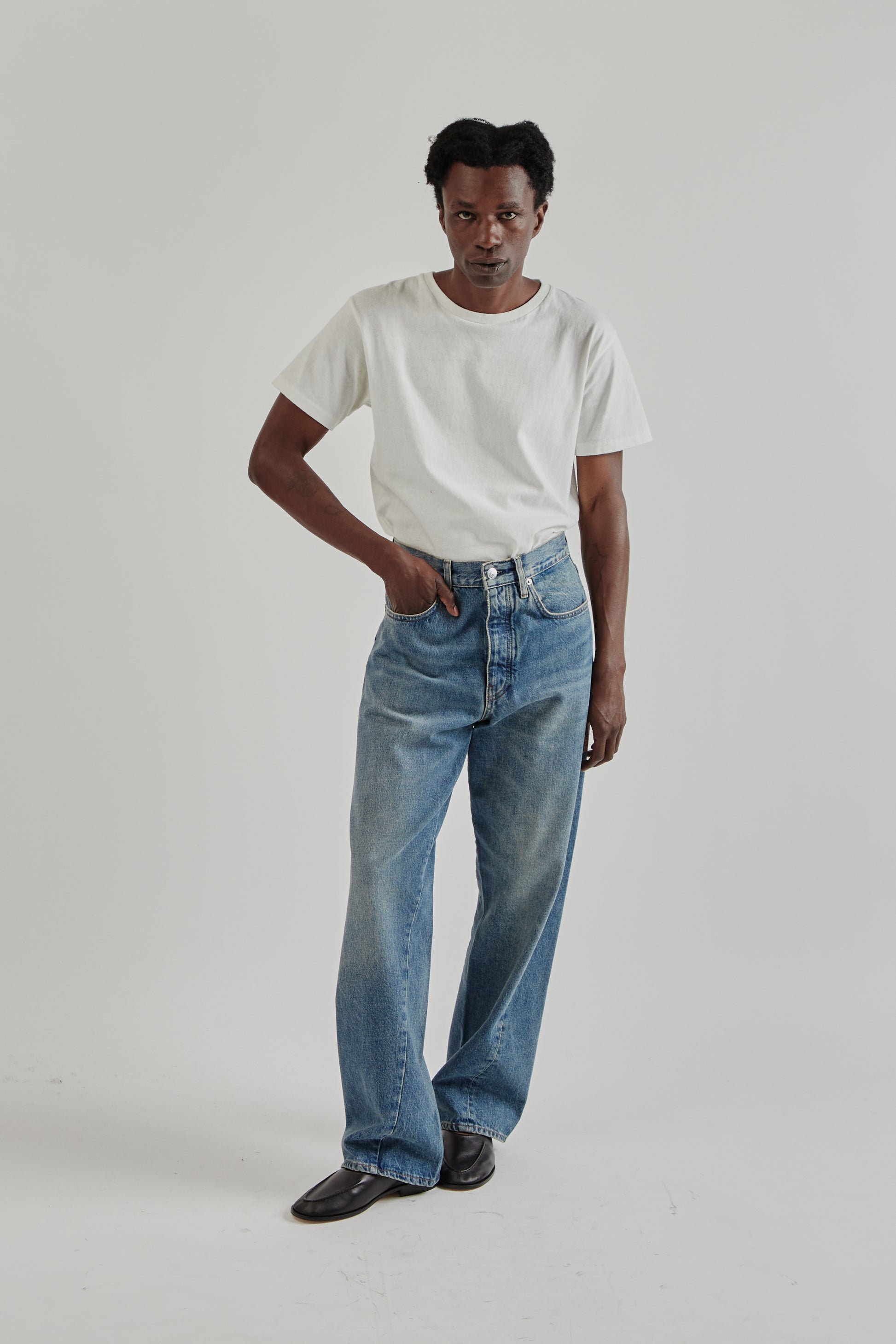 Sunflower FW25 Wide Twist Denim Dark Blue Vintage19
