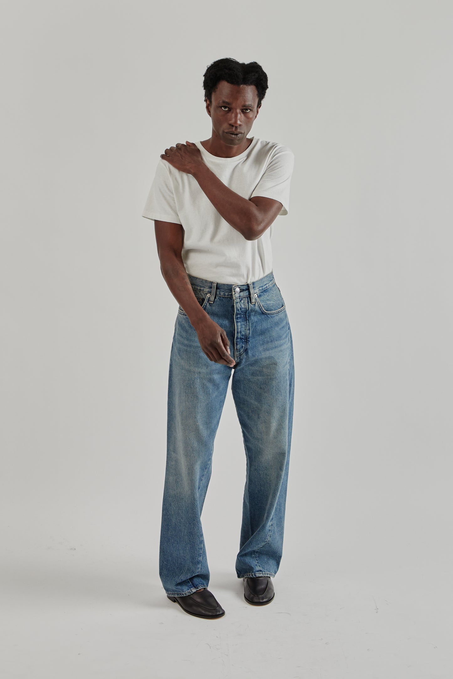 Sunflower FW25 Wide Twist Denim Dark Blue Vintage23