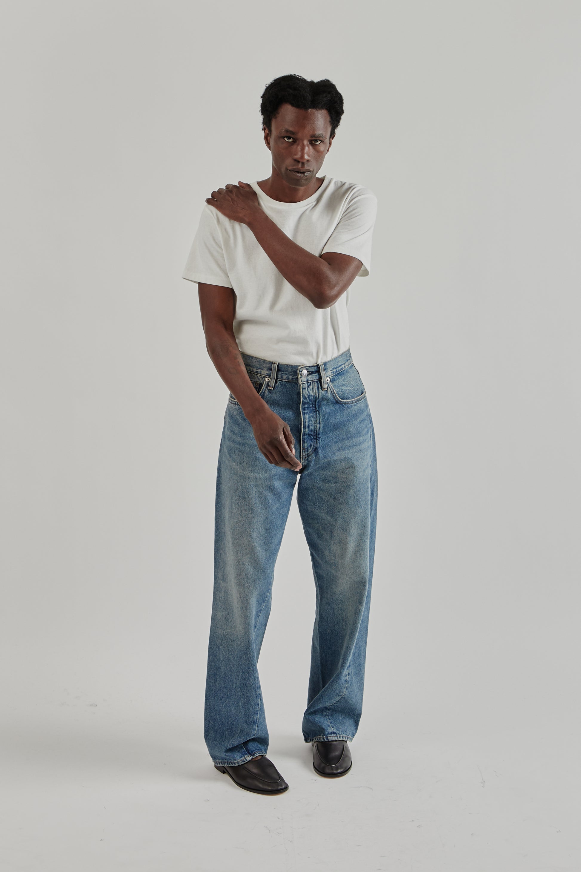 Sunflower FW25 Wide Twist Denim Dark Blue Vintage23
