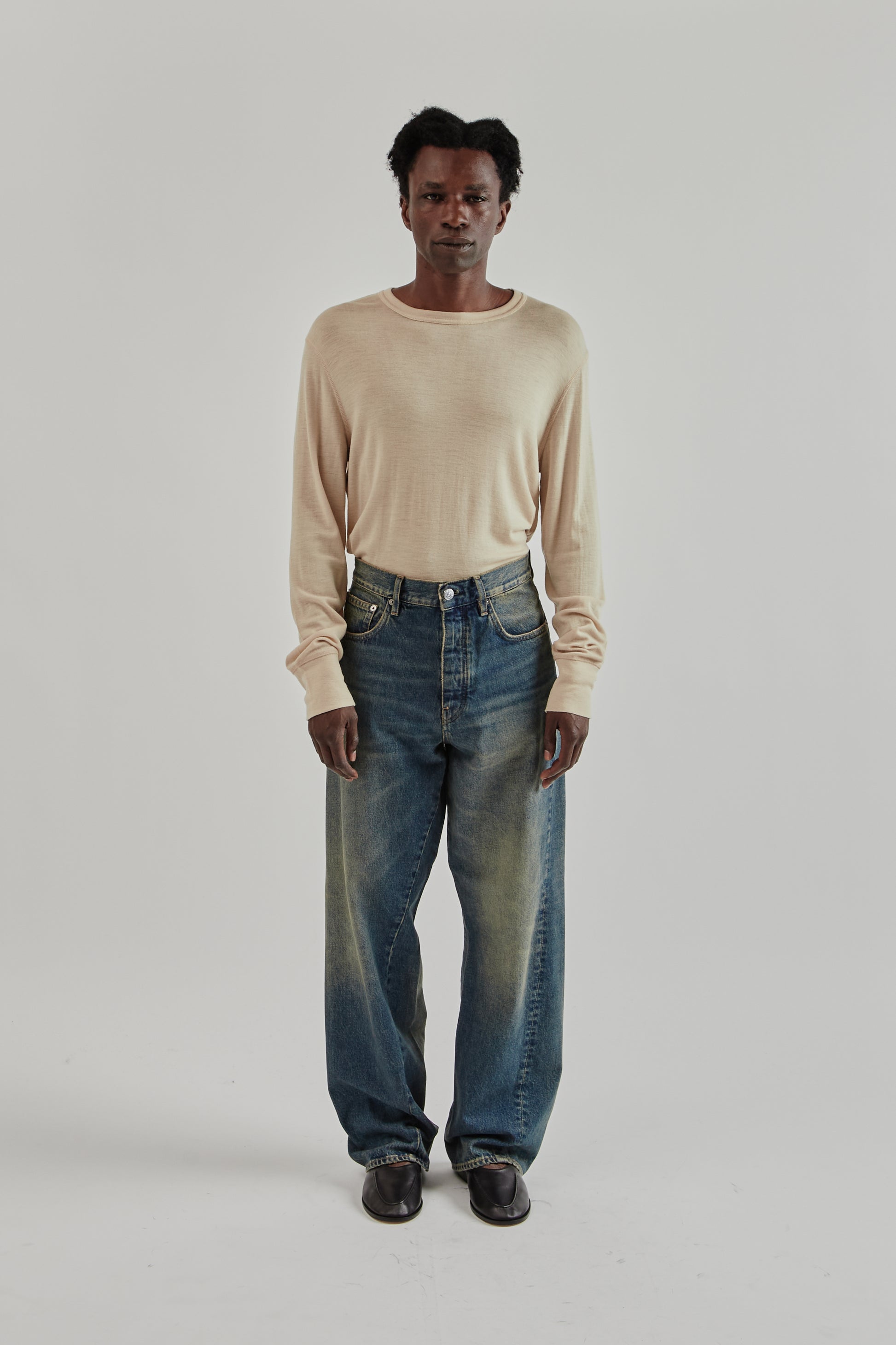 Sunflower FW25 Wide Twist Denim Dirty Blue1