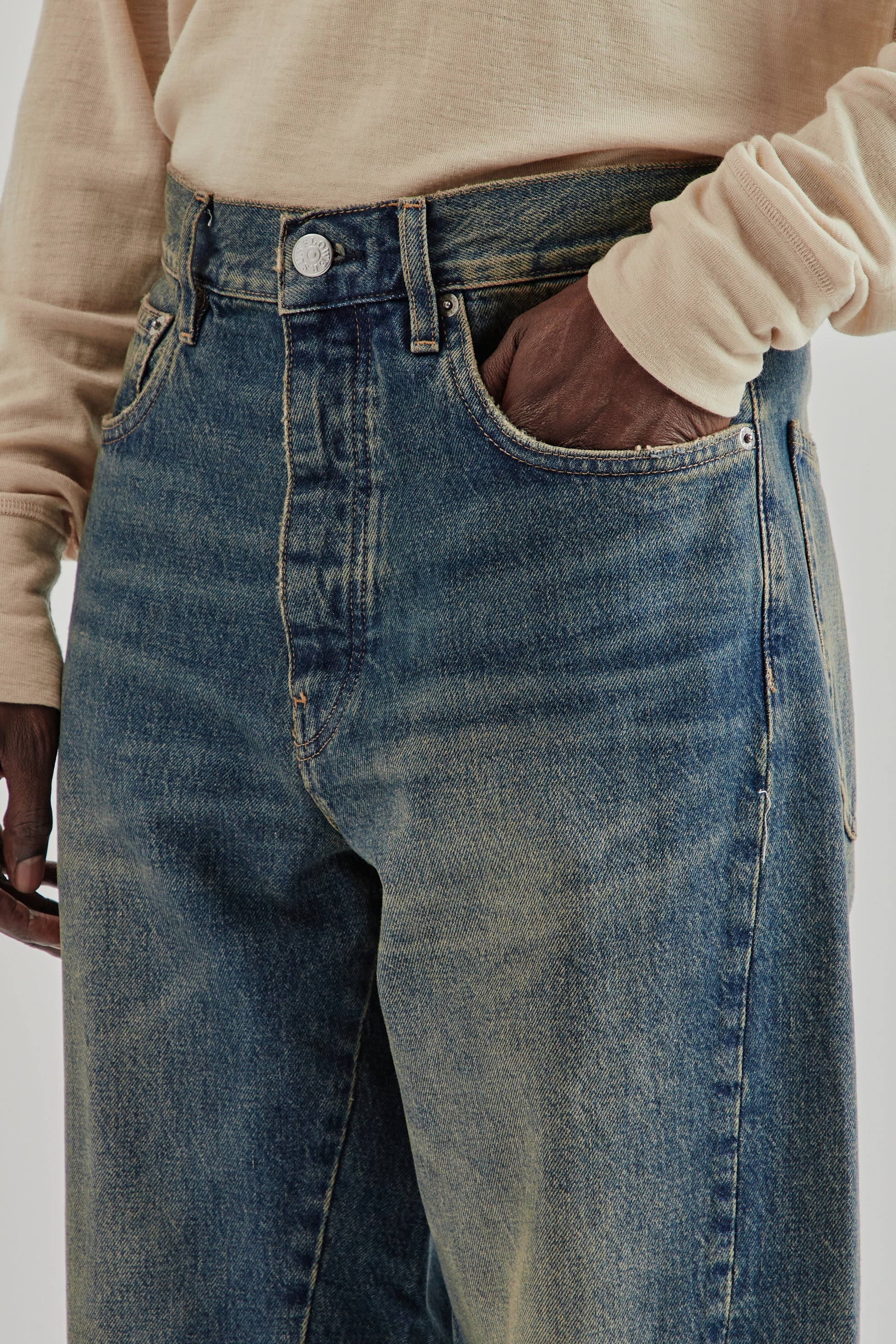 Sunflower FW25 Wide Twist Denim Dirty Blue15